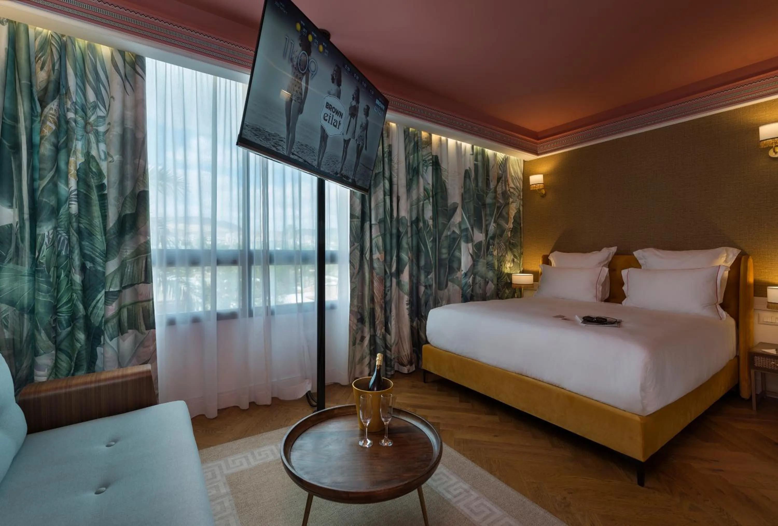 Bedroom, Bed in Brown Eilat a member of Brown Hotels