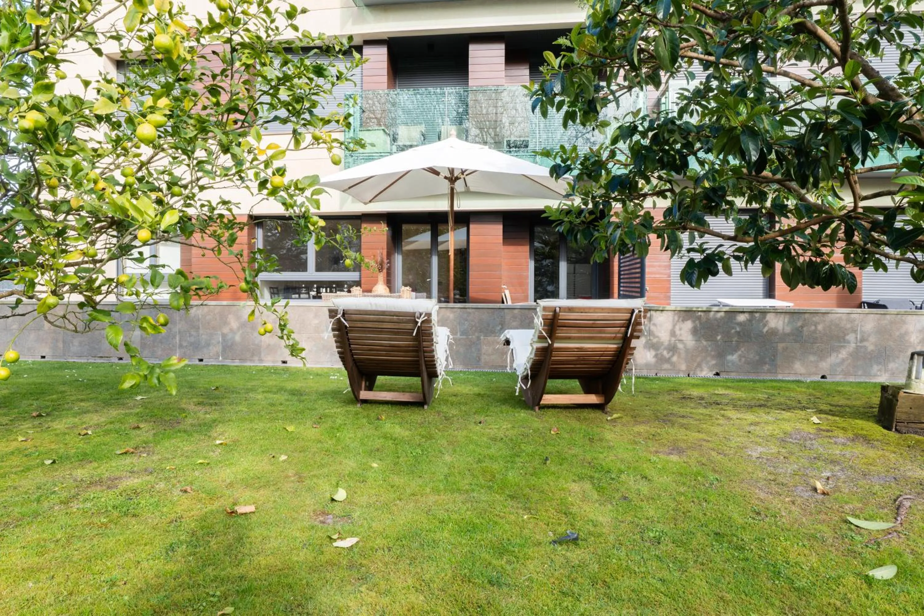 Garden in Apartamentos Albatros