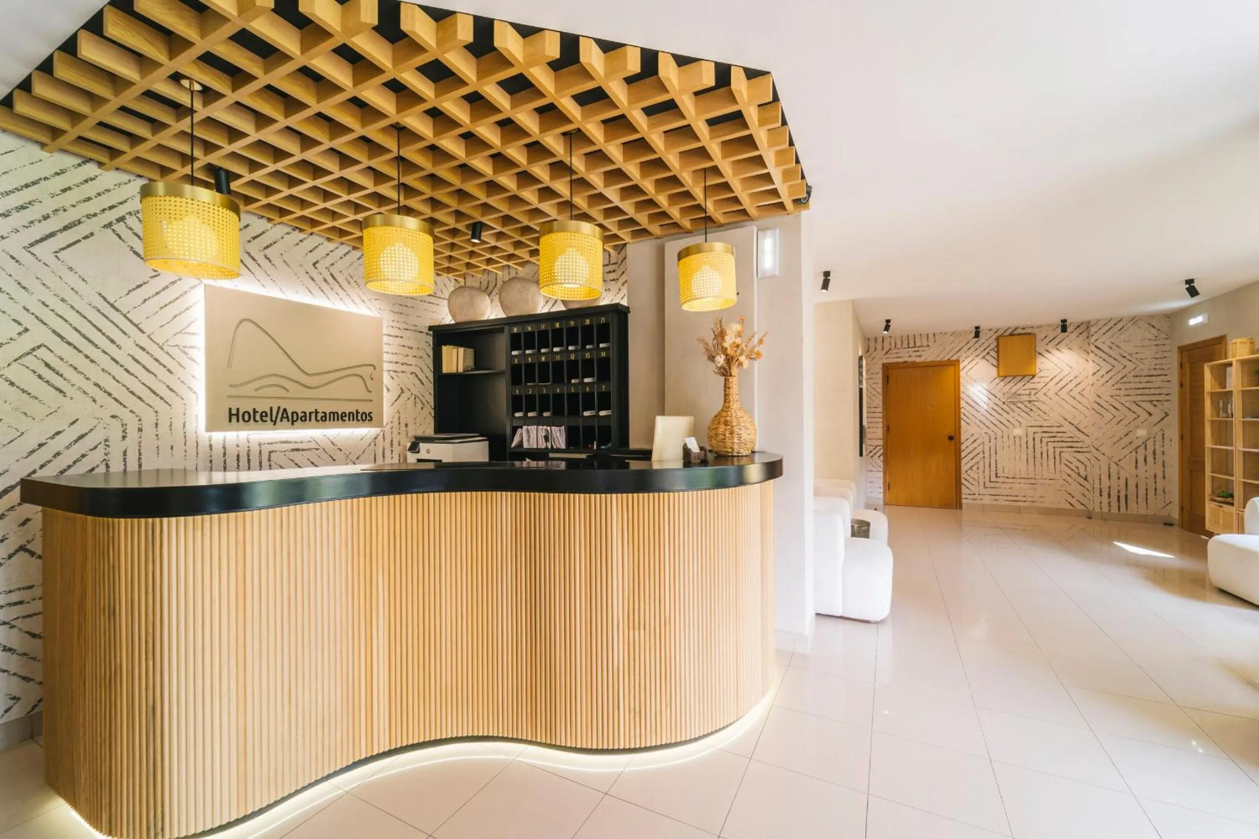 Lobby or reception in Apartamentos Albatros