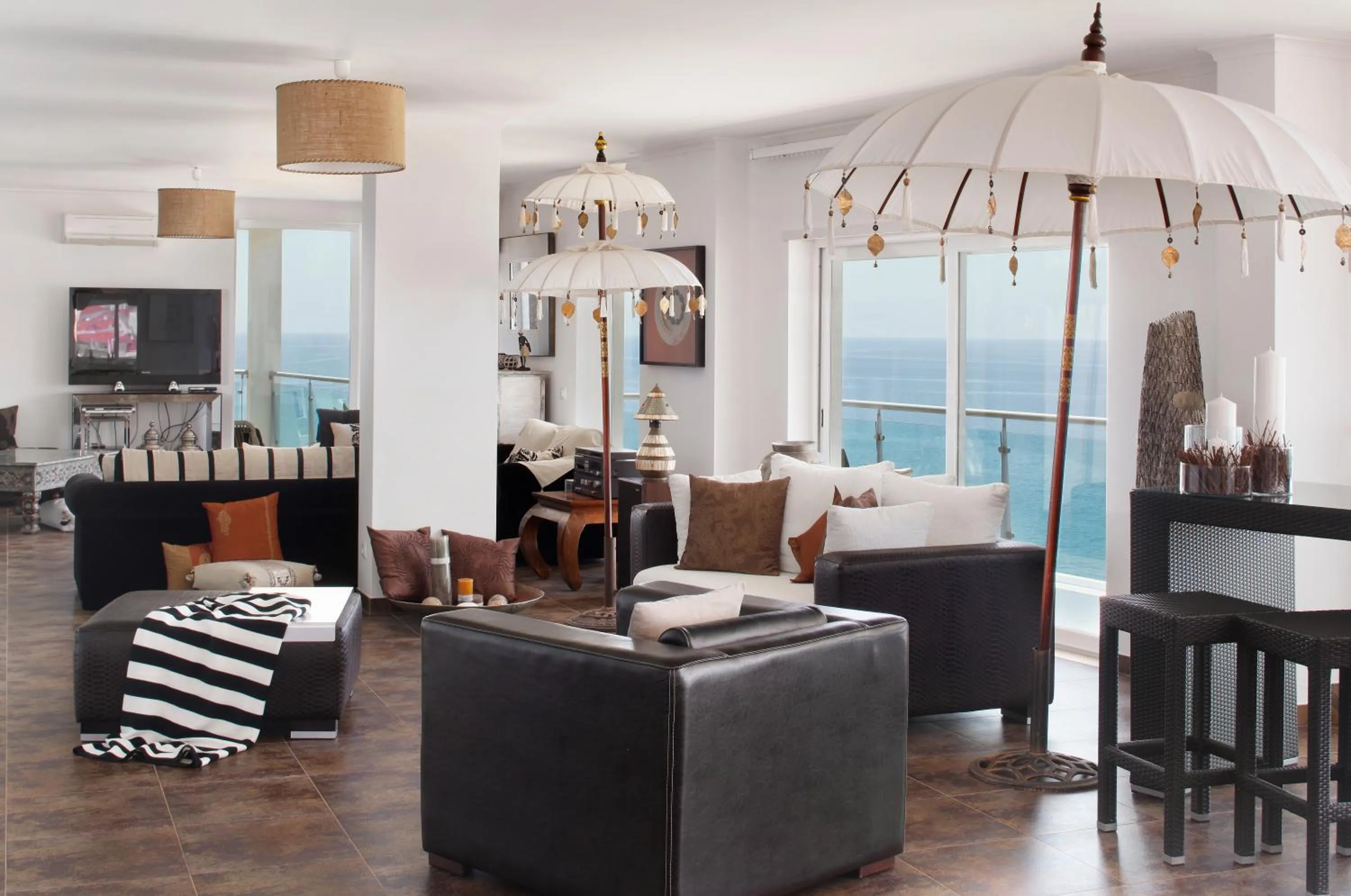 Living room in CALI Deluxe Holidays, Sesimbra