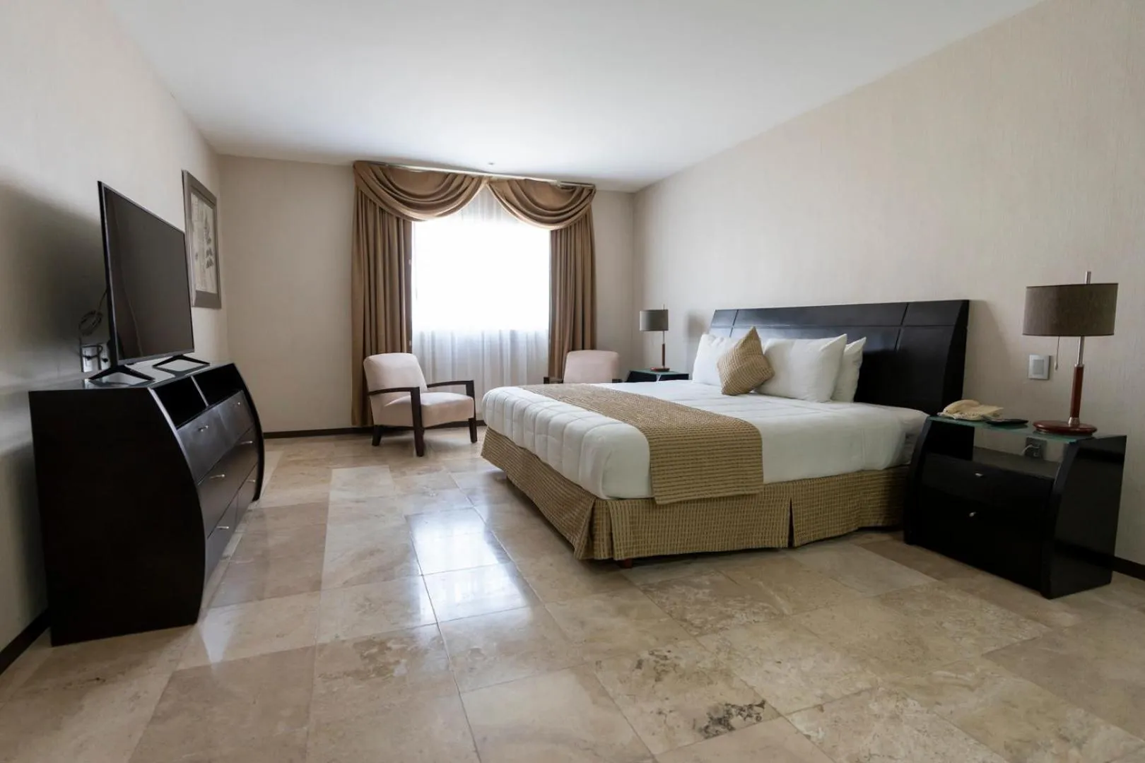 Bed in Hotel Ocean View