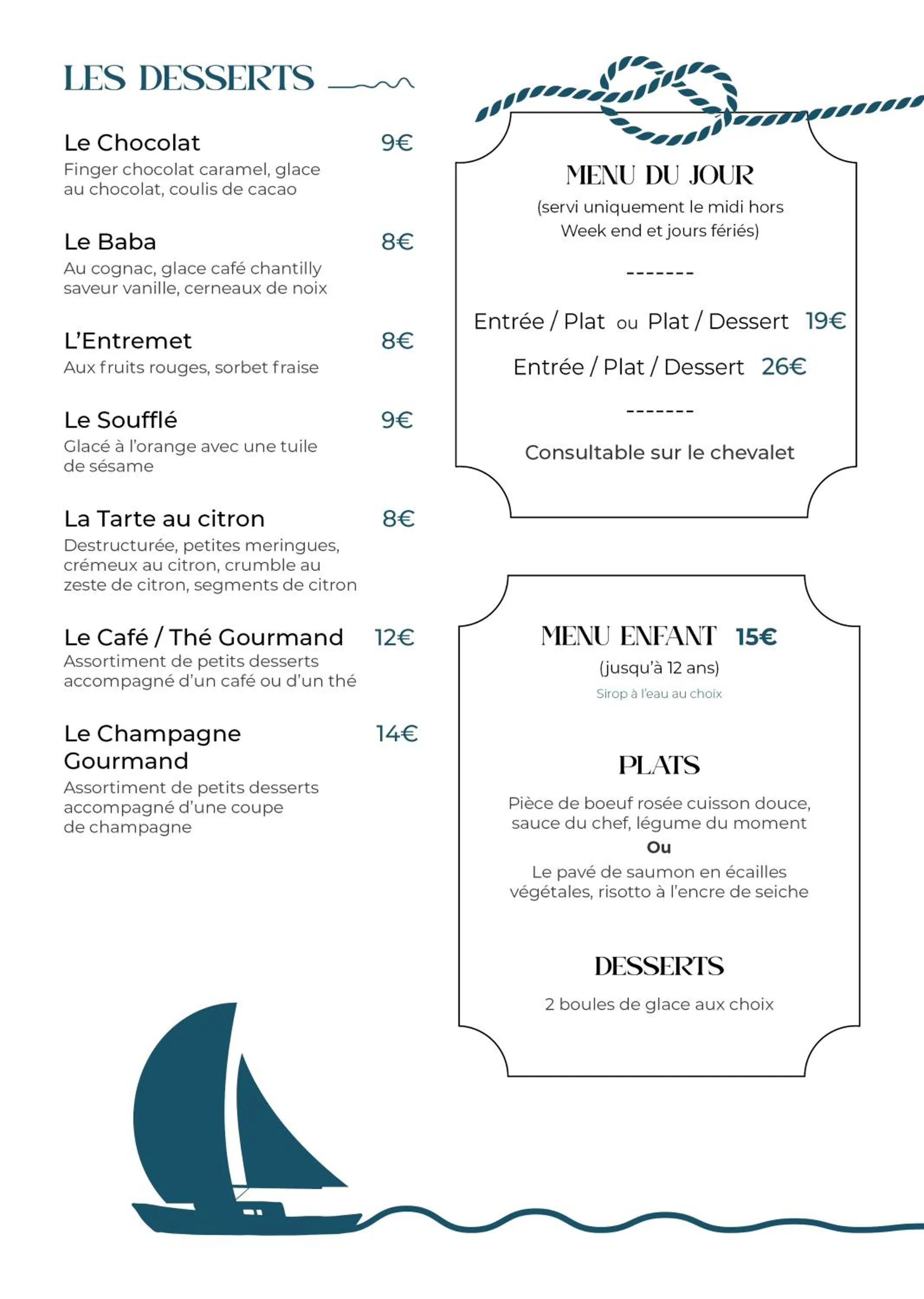 Restaurant/places to eat in Hôtel-Restaurant La Belle Poule - Contact Hotel