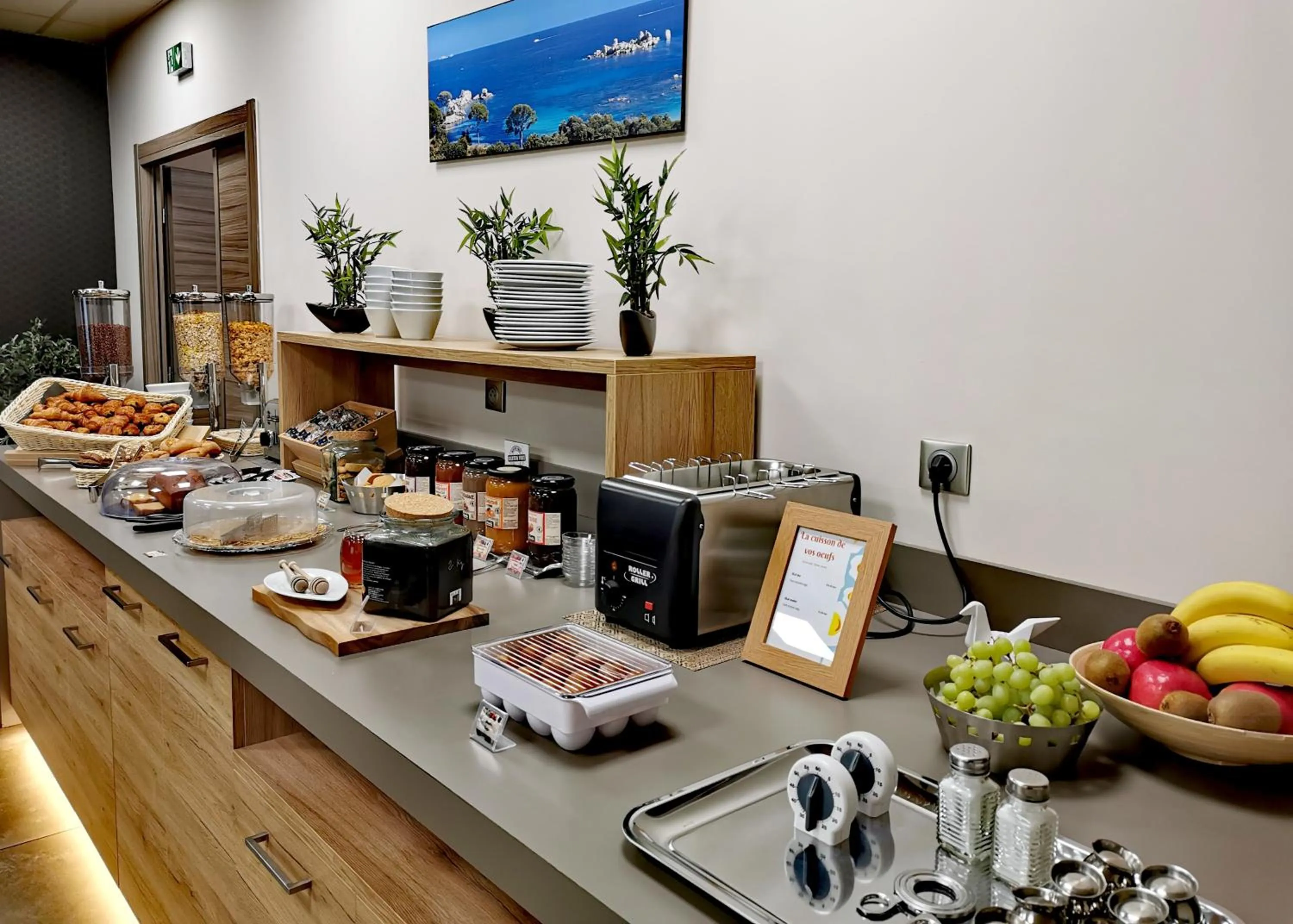 Breakfast in Hotel Residence Lido Marana Bastia Furiani