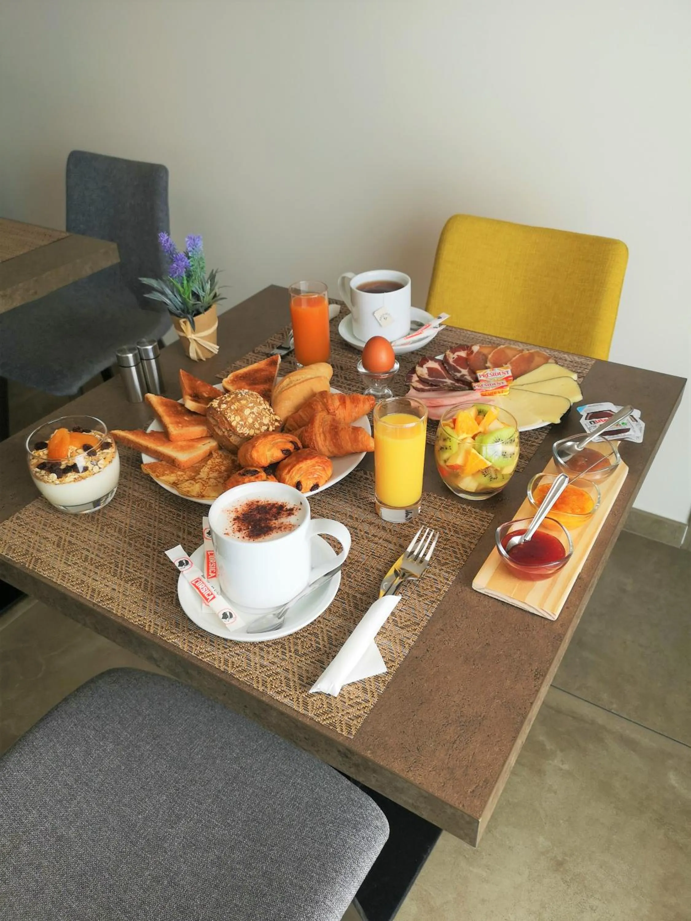 Continental breakfast in Hotel Residence Lido Marana Bastia Furiani