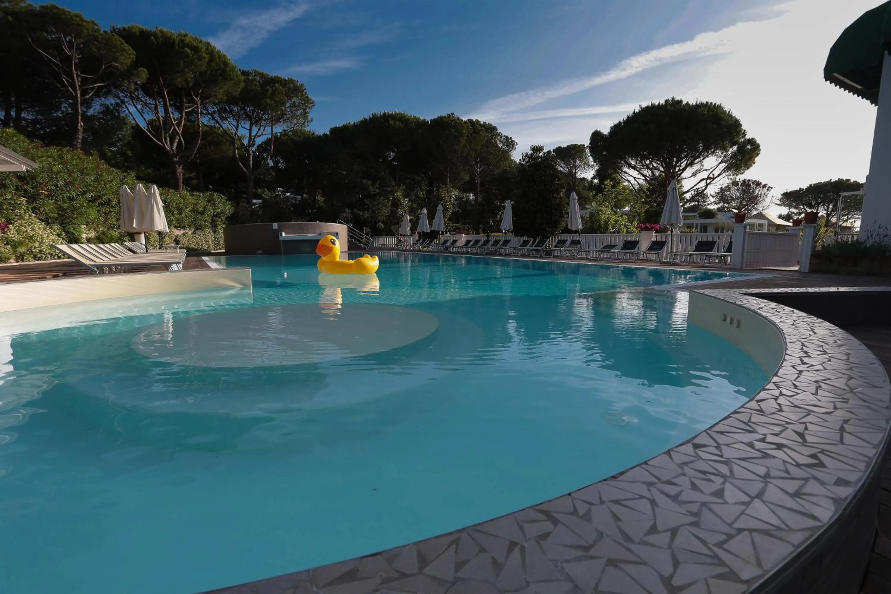 Pool view in Villaggio La Pescaccia