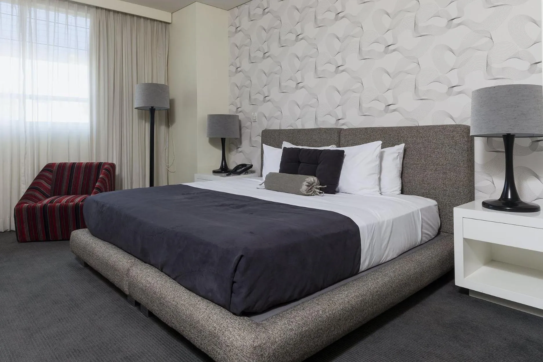 Photo of the whole room, Bed in Gamma Morelia Belo