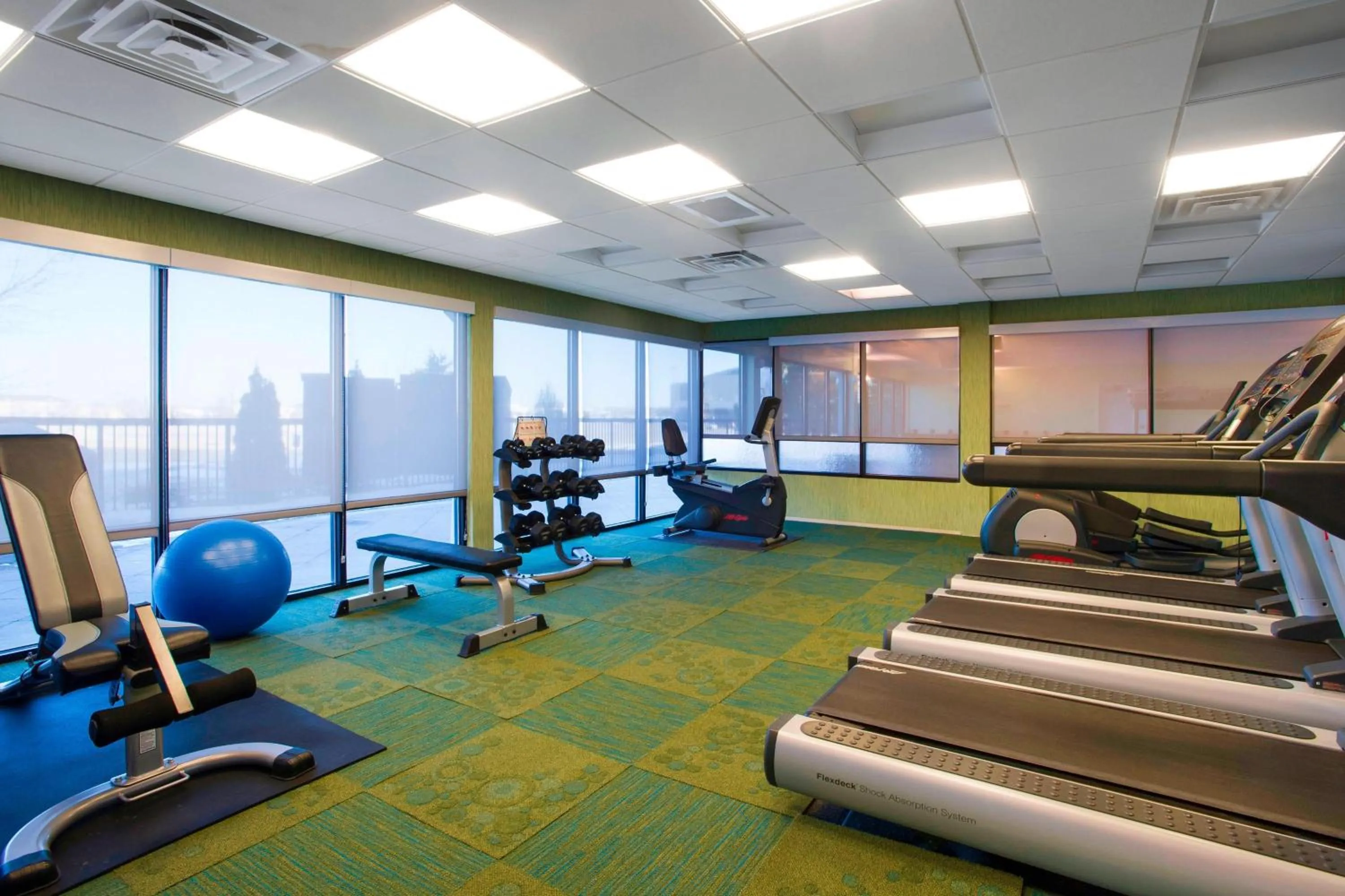 Fitness centre/facilities in SpringHill Suites by Marriott Omaha East, Council Bluffs, IA