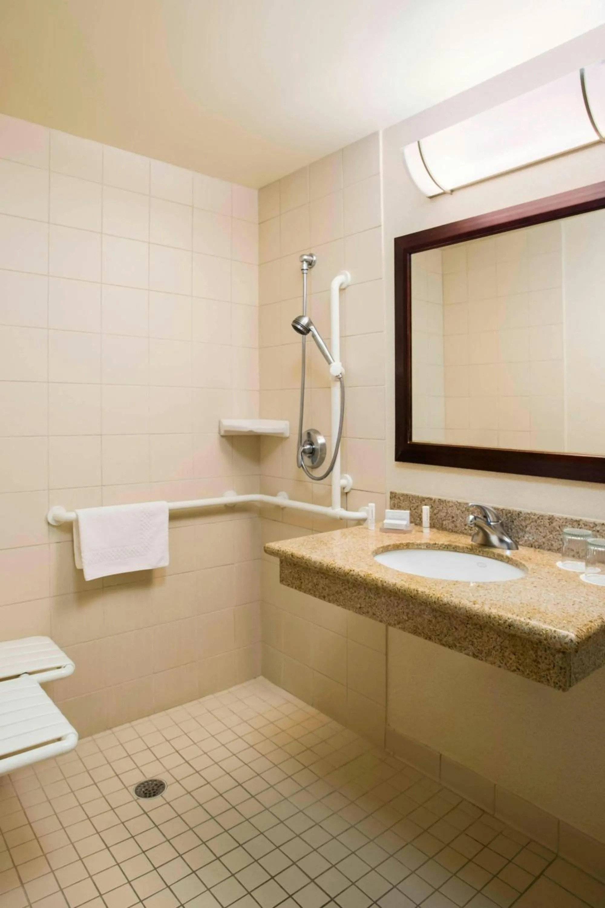 Bathroom in SpringHill Suites by Marriott Omaha East, Council Bluffs, IA