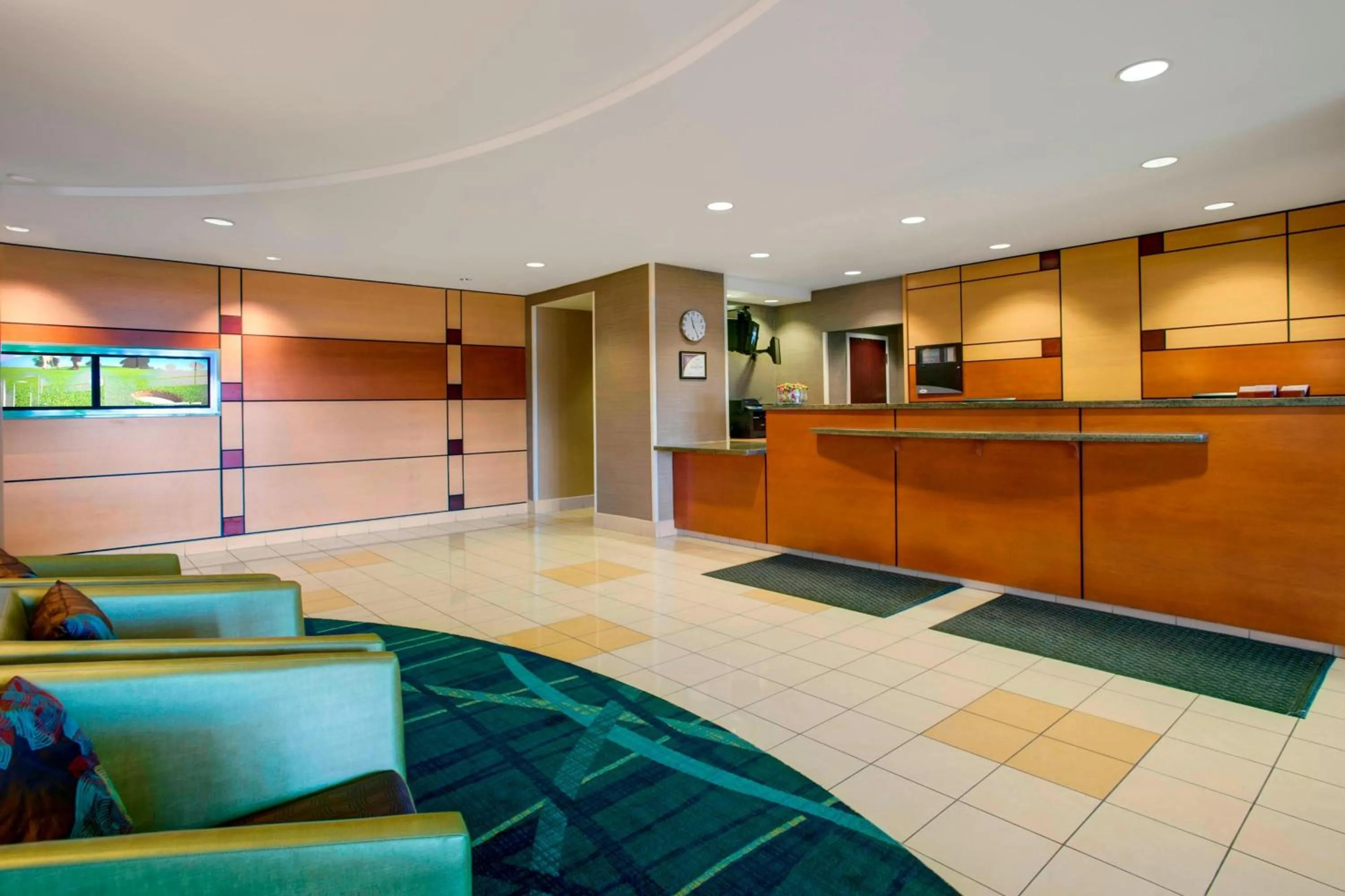 Lobby or reception in SpringHill Suites by Marriott Omaha East, Council Bluffs, IA