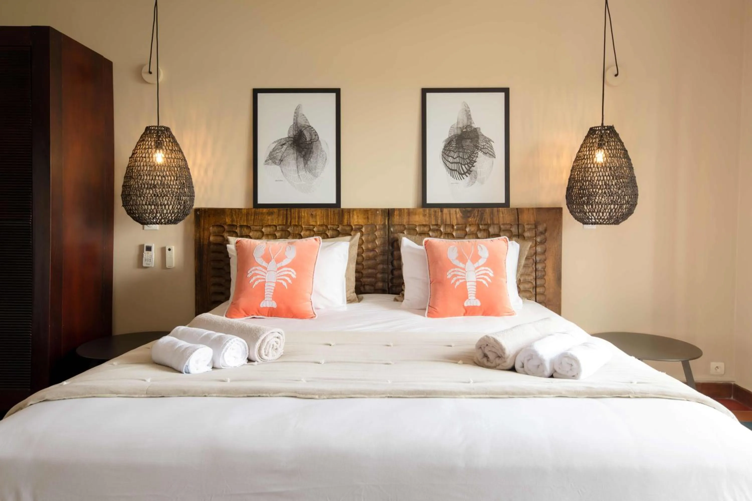 Bed in Les Villas du Lagon