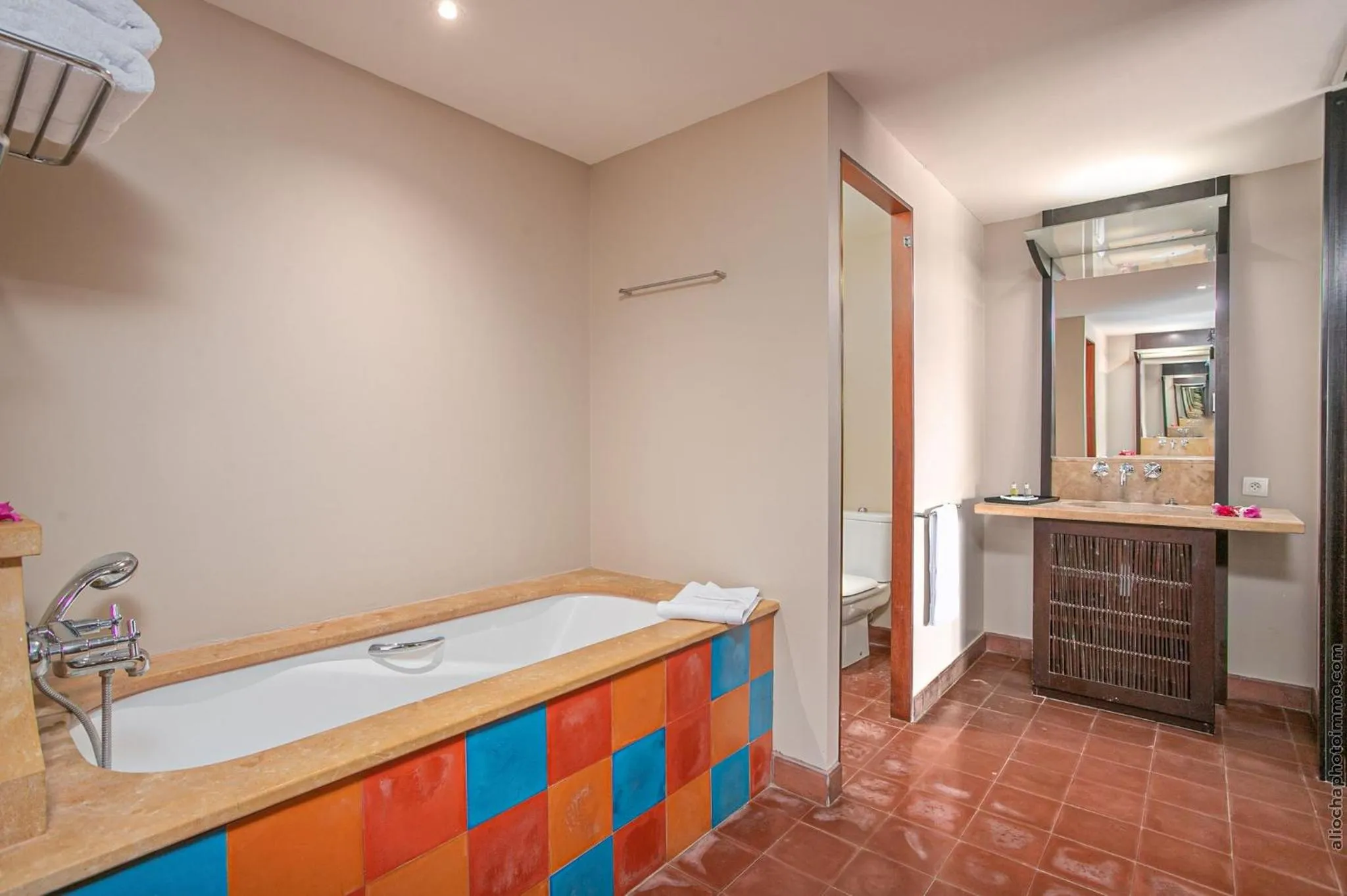 Bathroom in Les Villas du Lagon