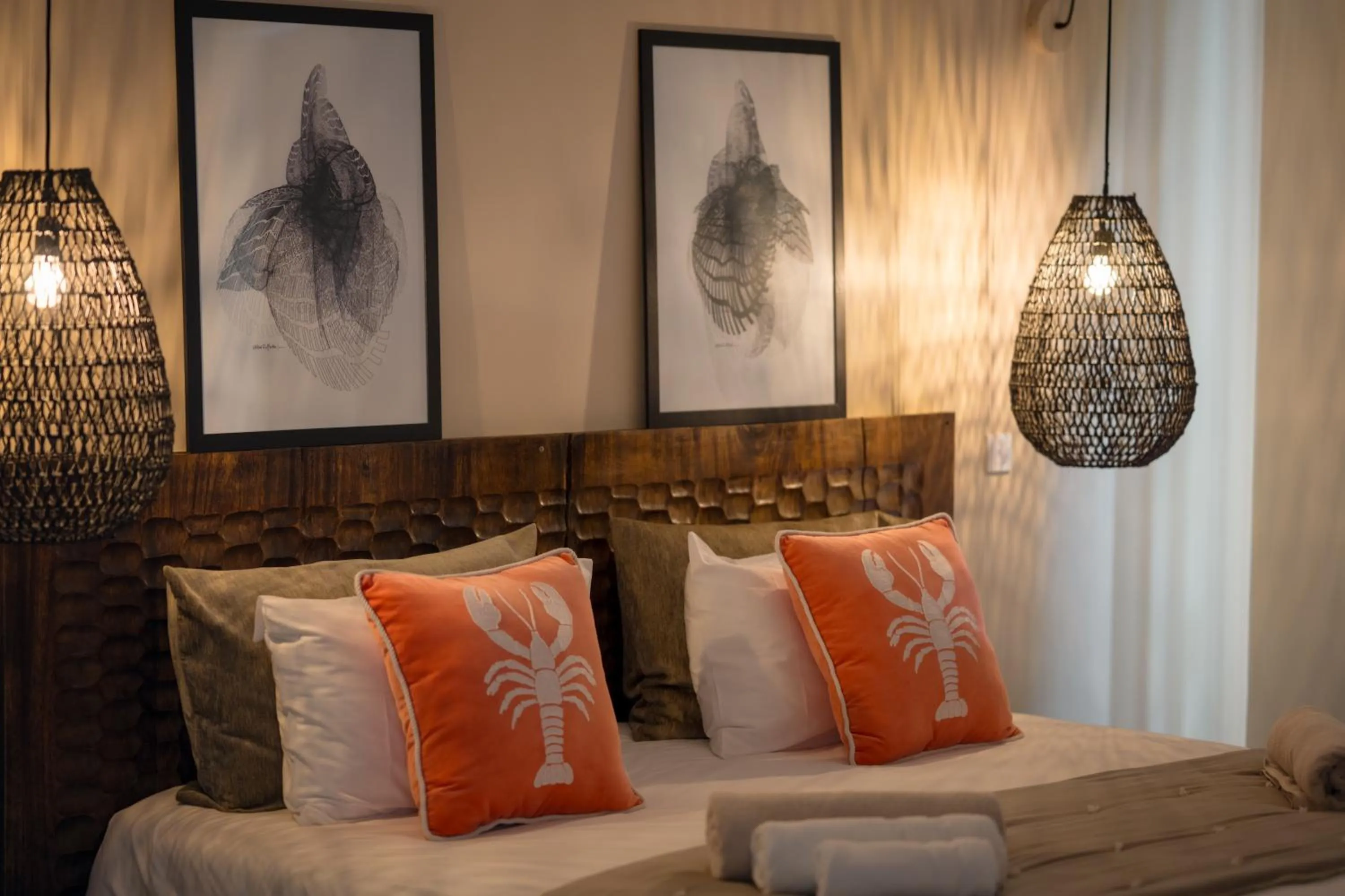 Bed in Les Villas du Lagon