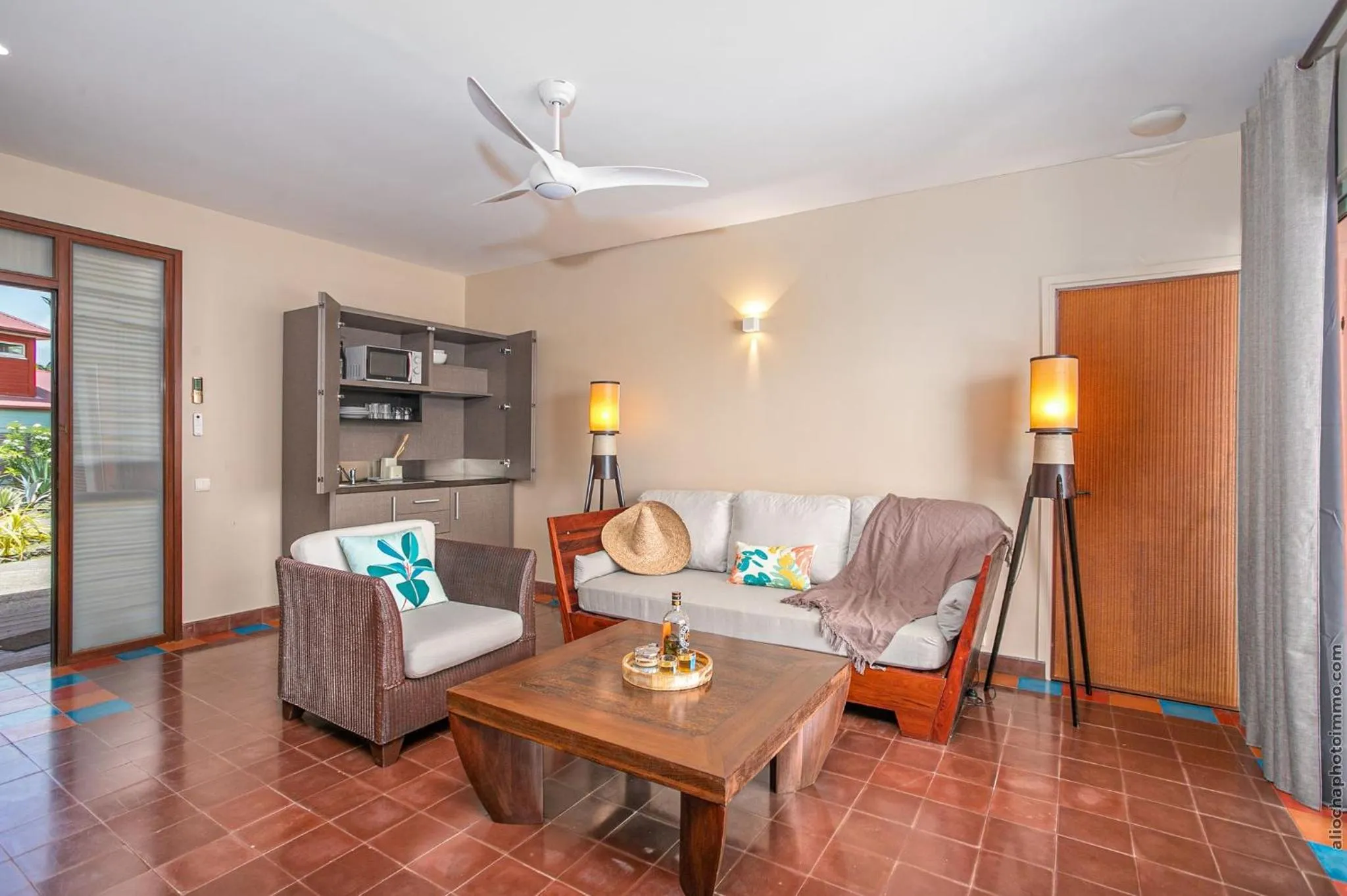 Living room in Les Villas du Lagon