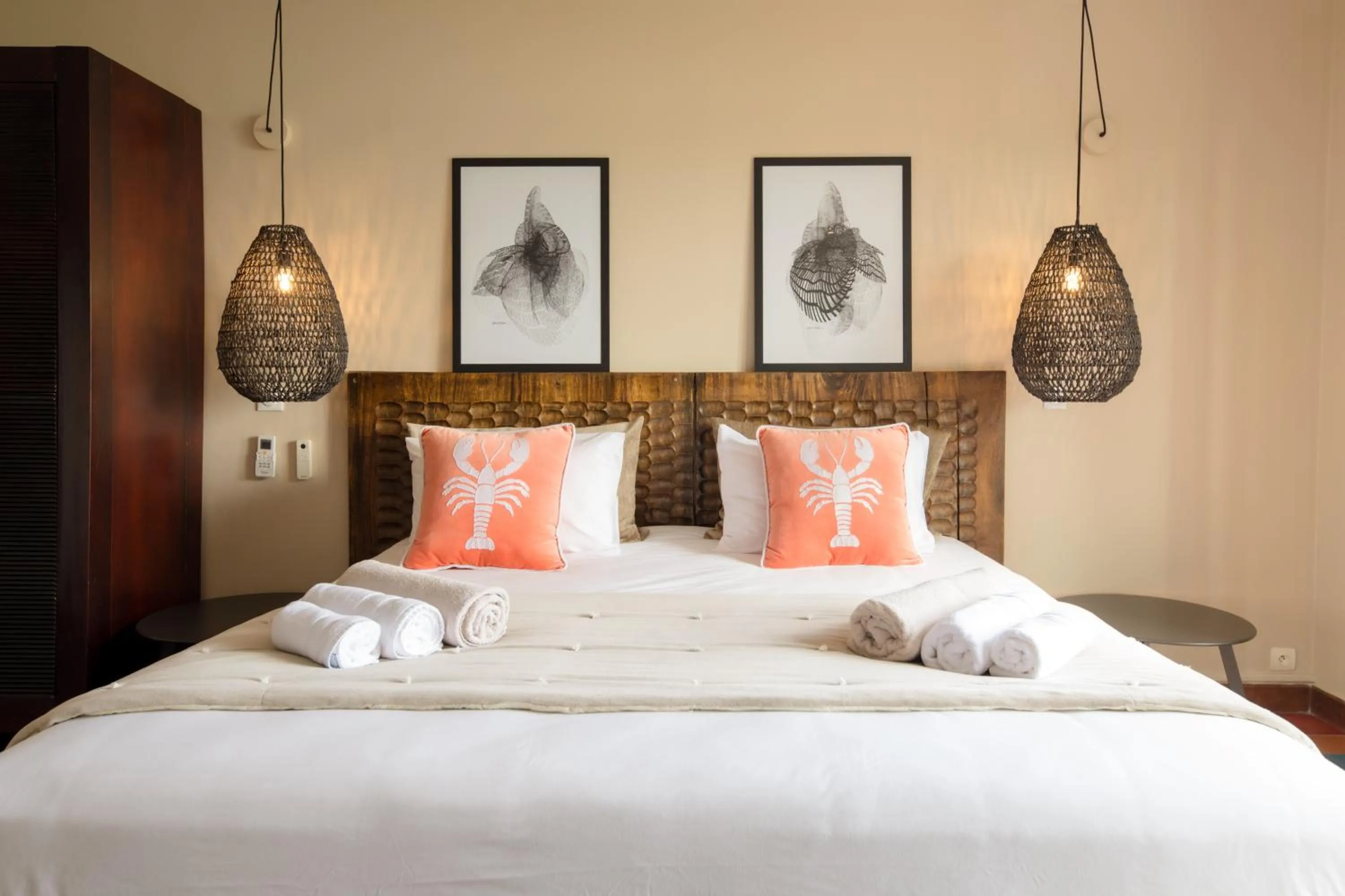 Bed in Les Villas du Lagon