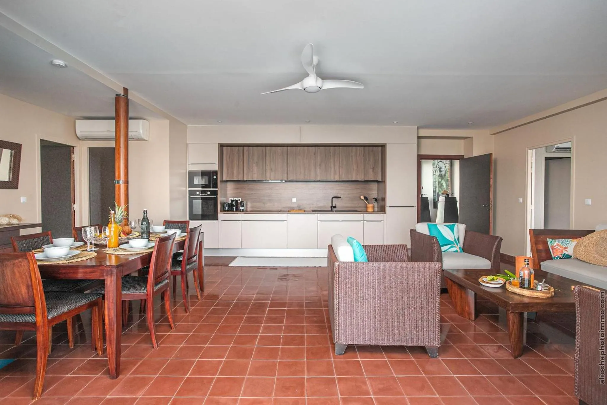 Living room in Les Villas du Lagon