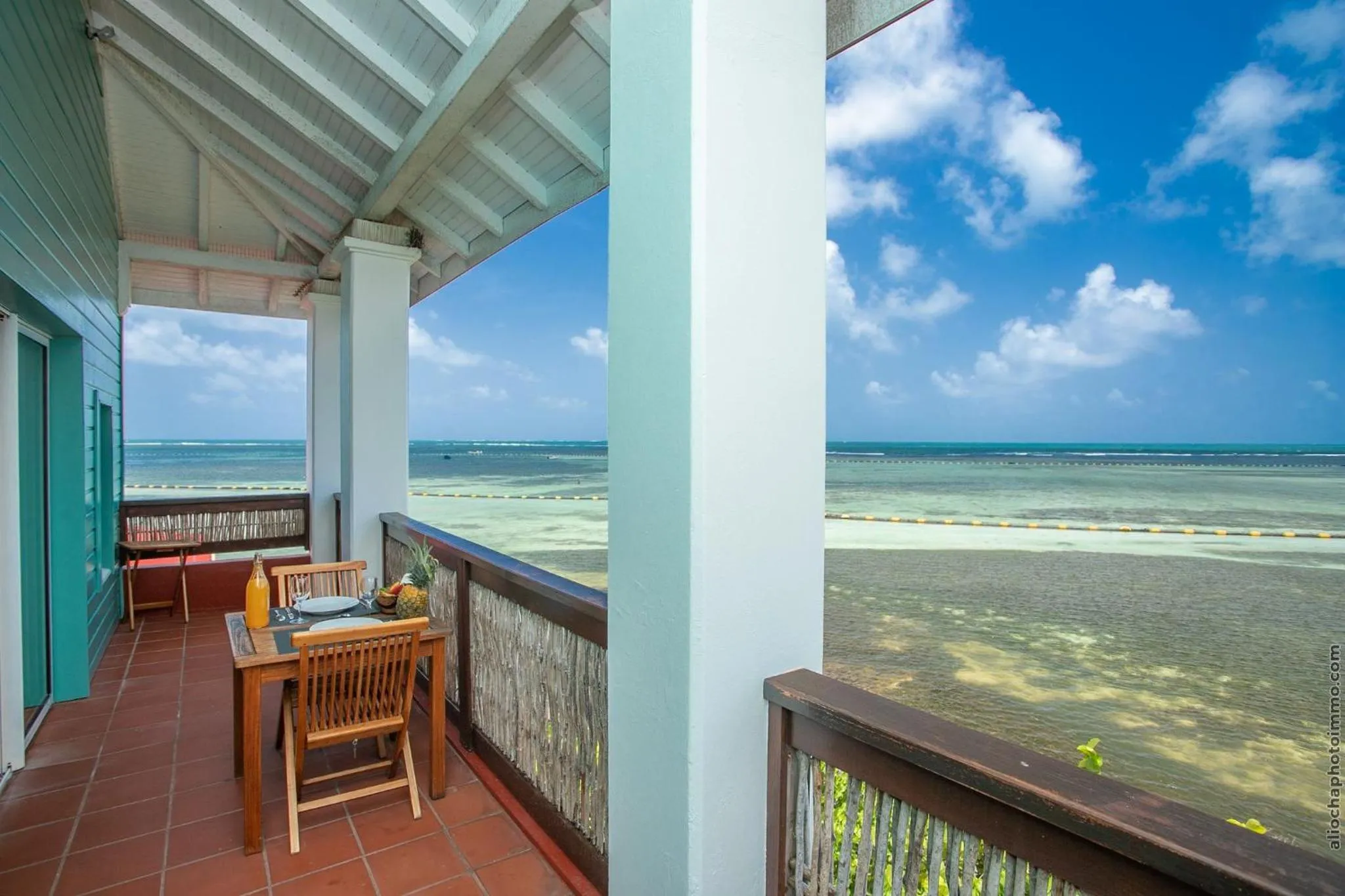 Balcony/Terrace in Les Villas du Lagon