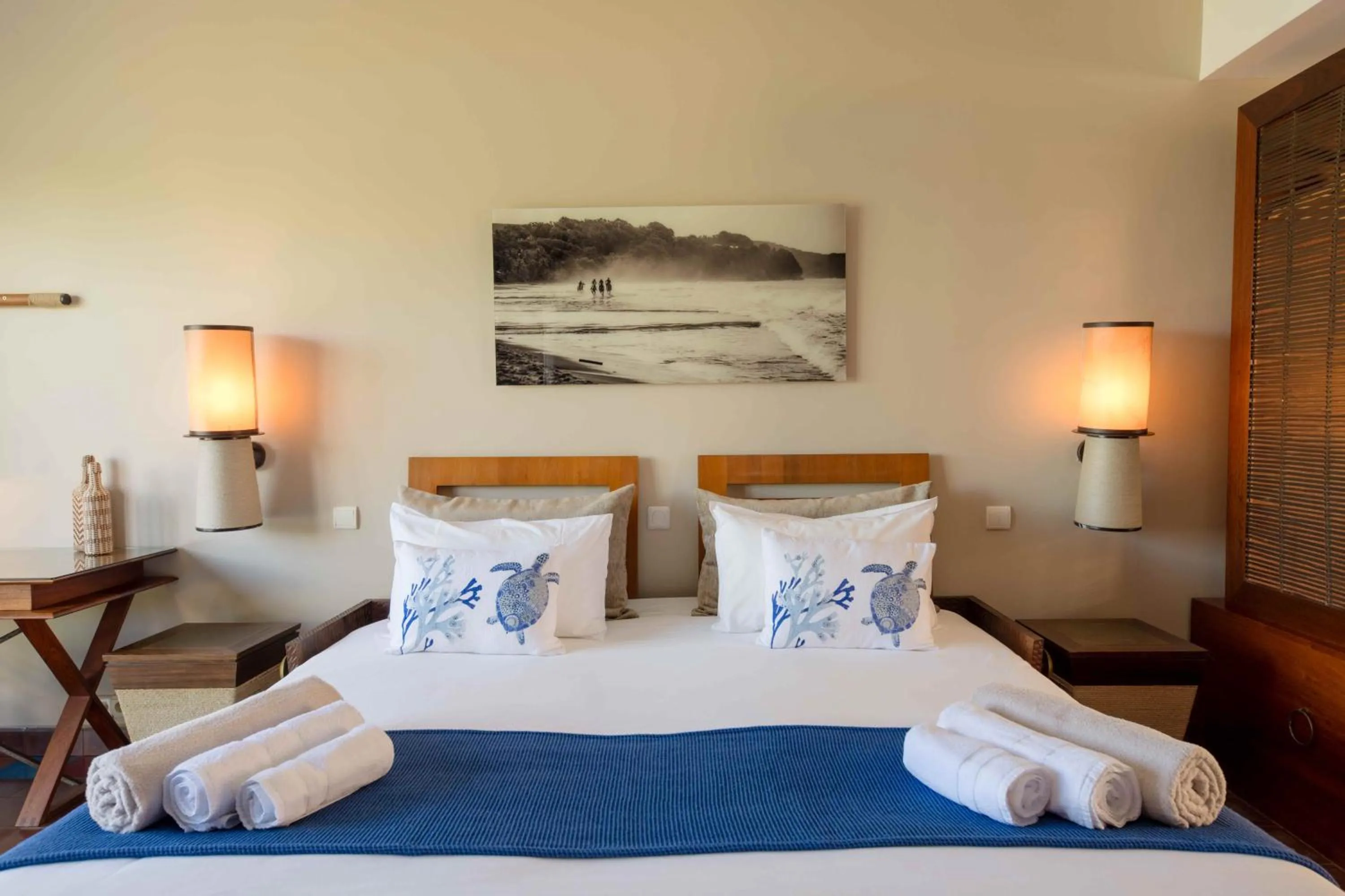 Bed in Les Villas du Lagon