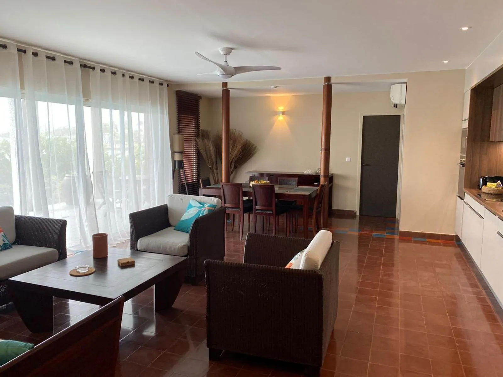 Living room in Les Villas du Lagon
