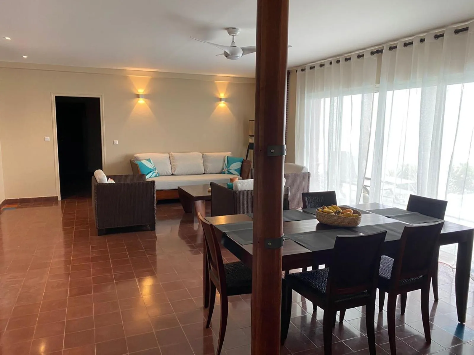 Living room in Les Villas du Lagon