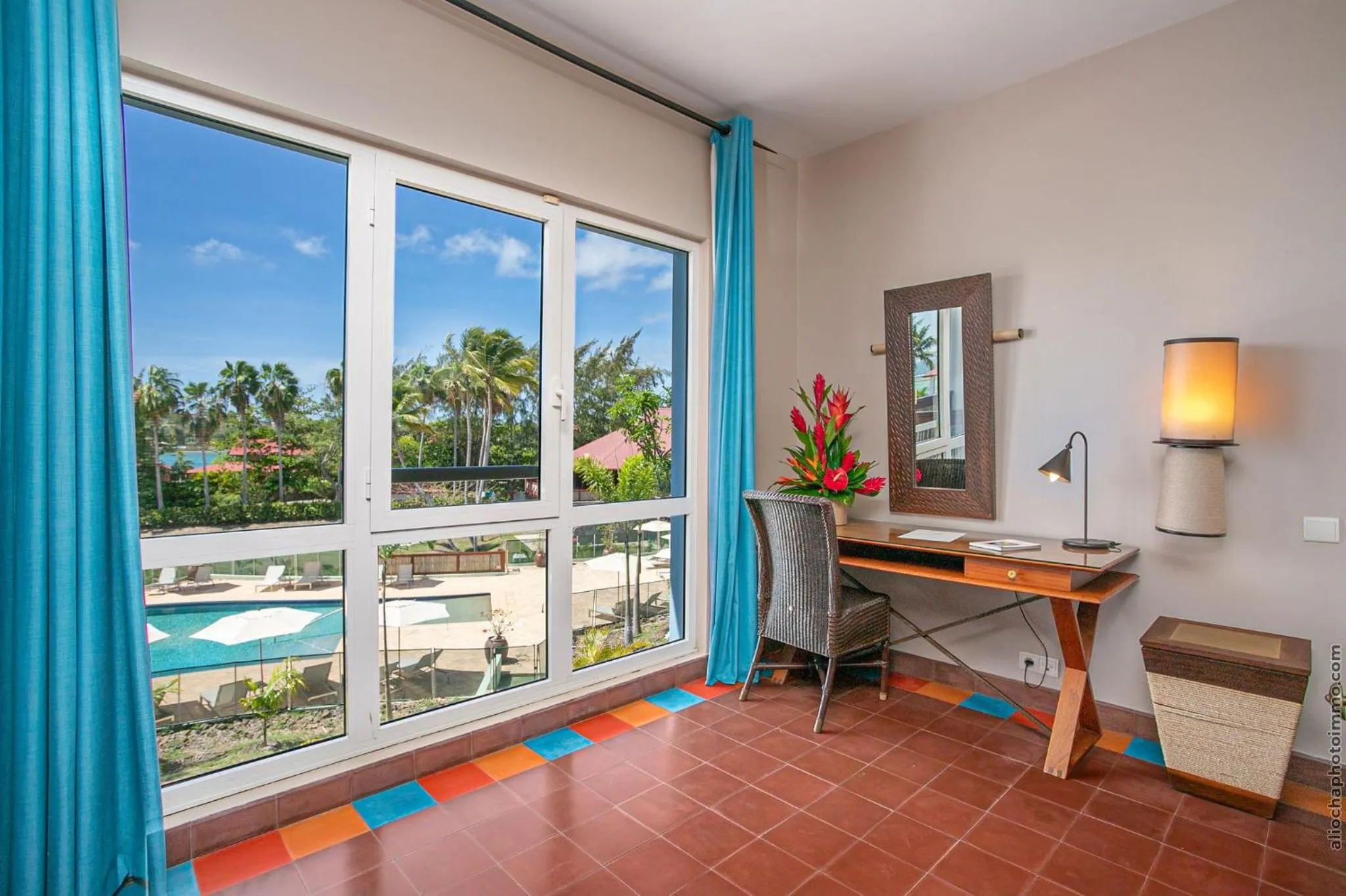 View (from property/room) in Les Villas du Lagon