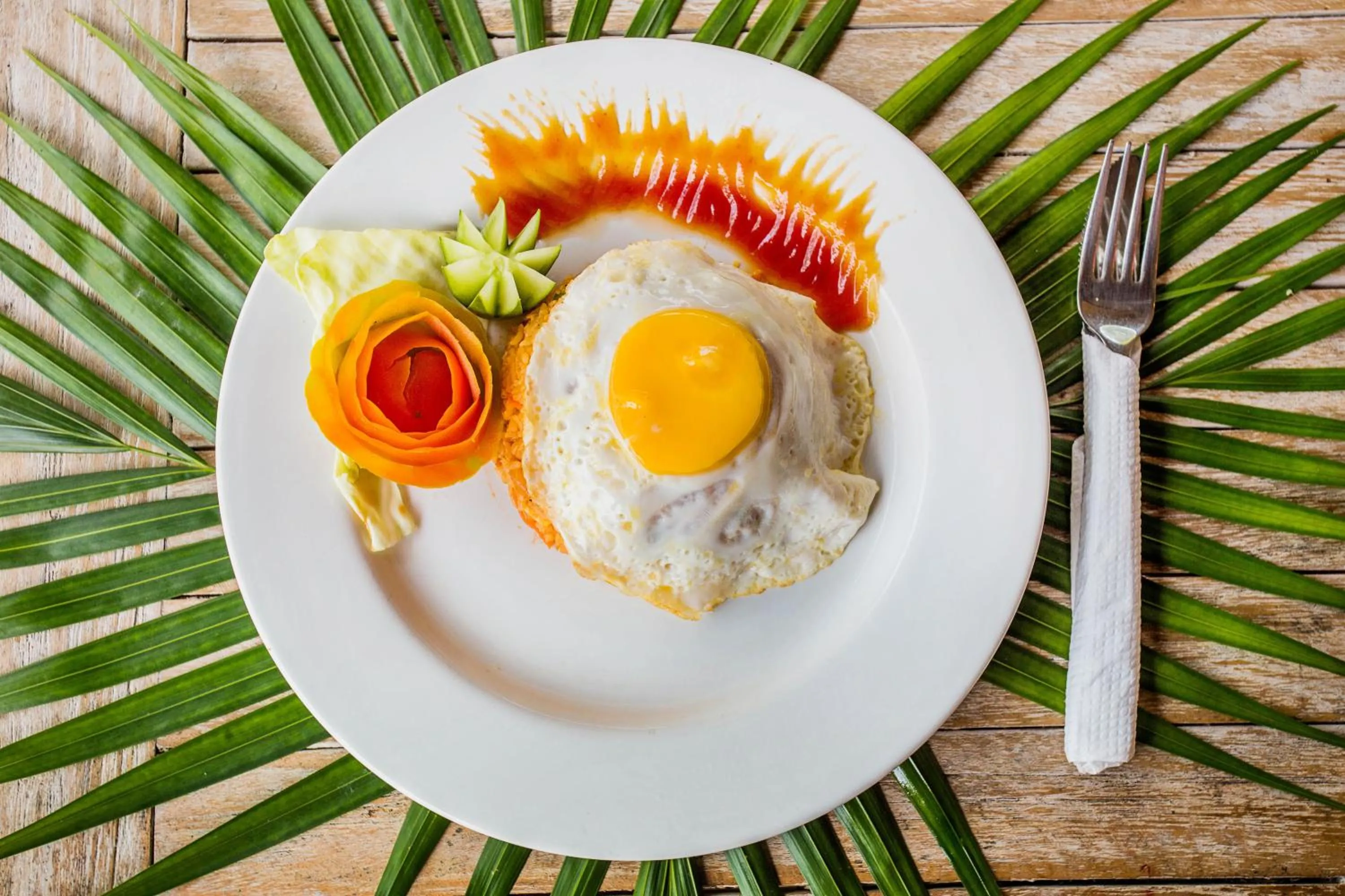 Food and drinks in The Syron Huts Lembongan