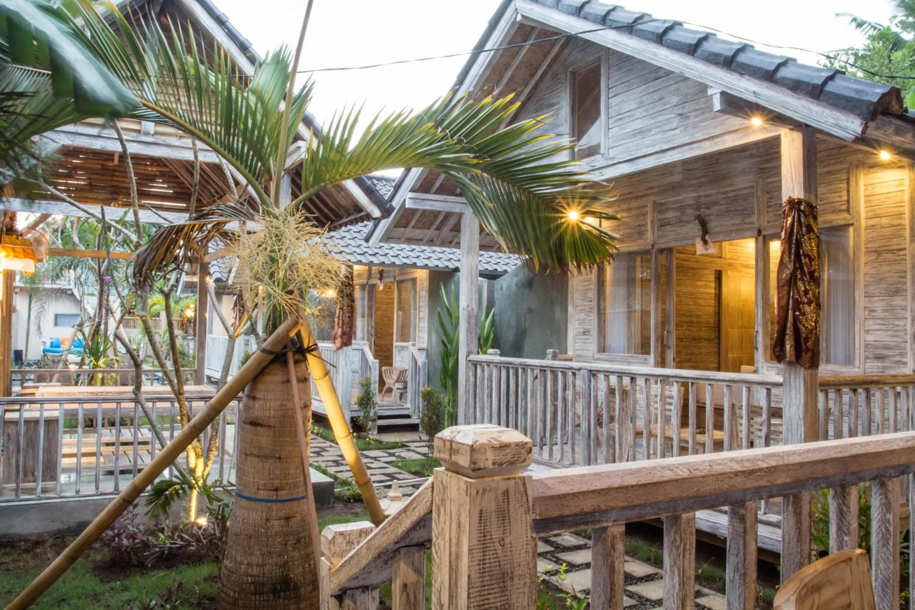 Property building in The Syron Huts Lembongan