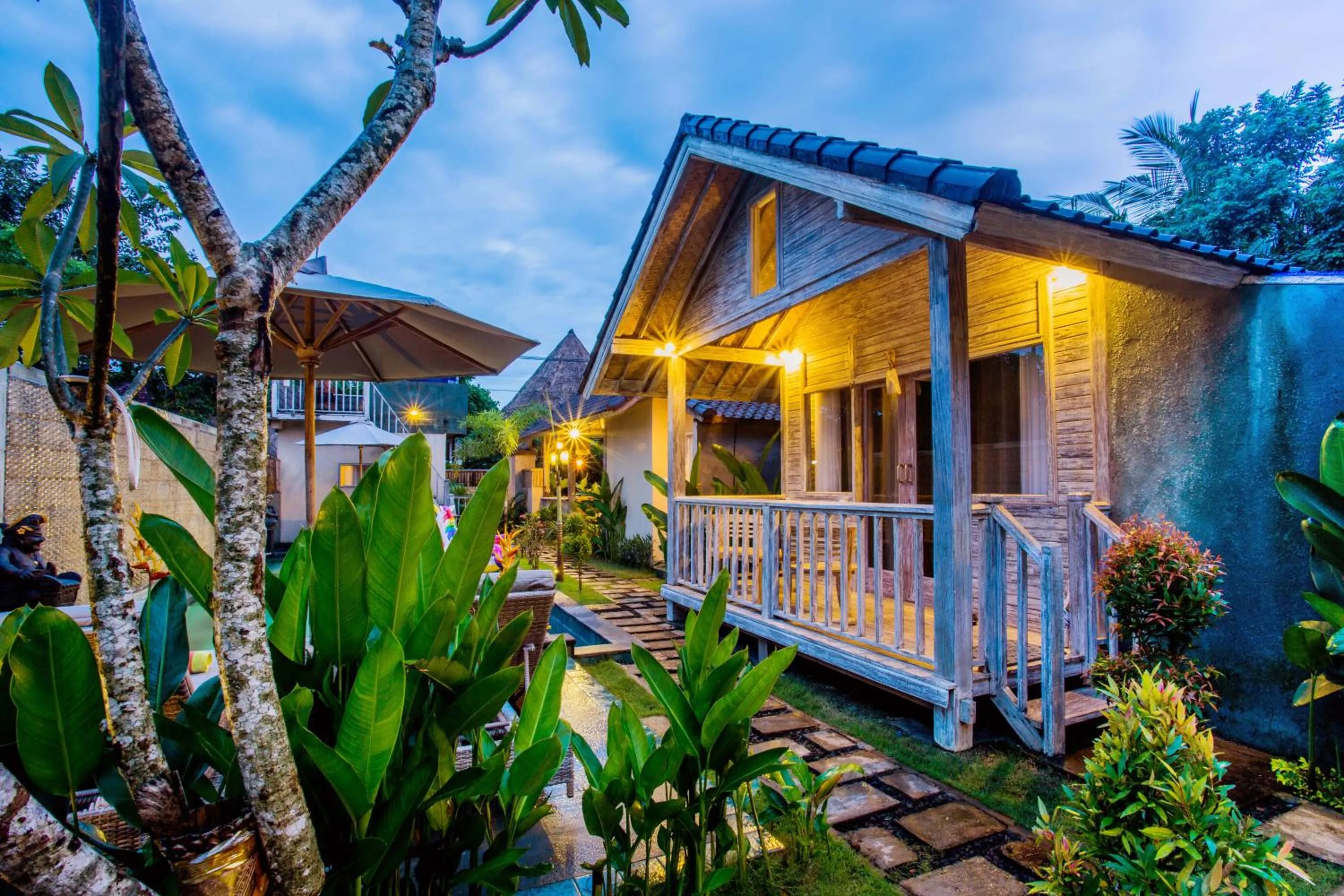 Property building in The Syron Huts Lembongan