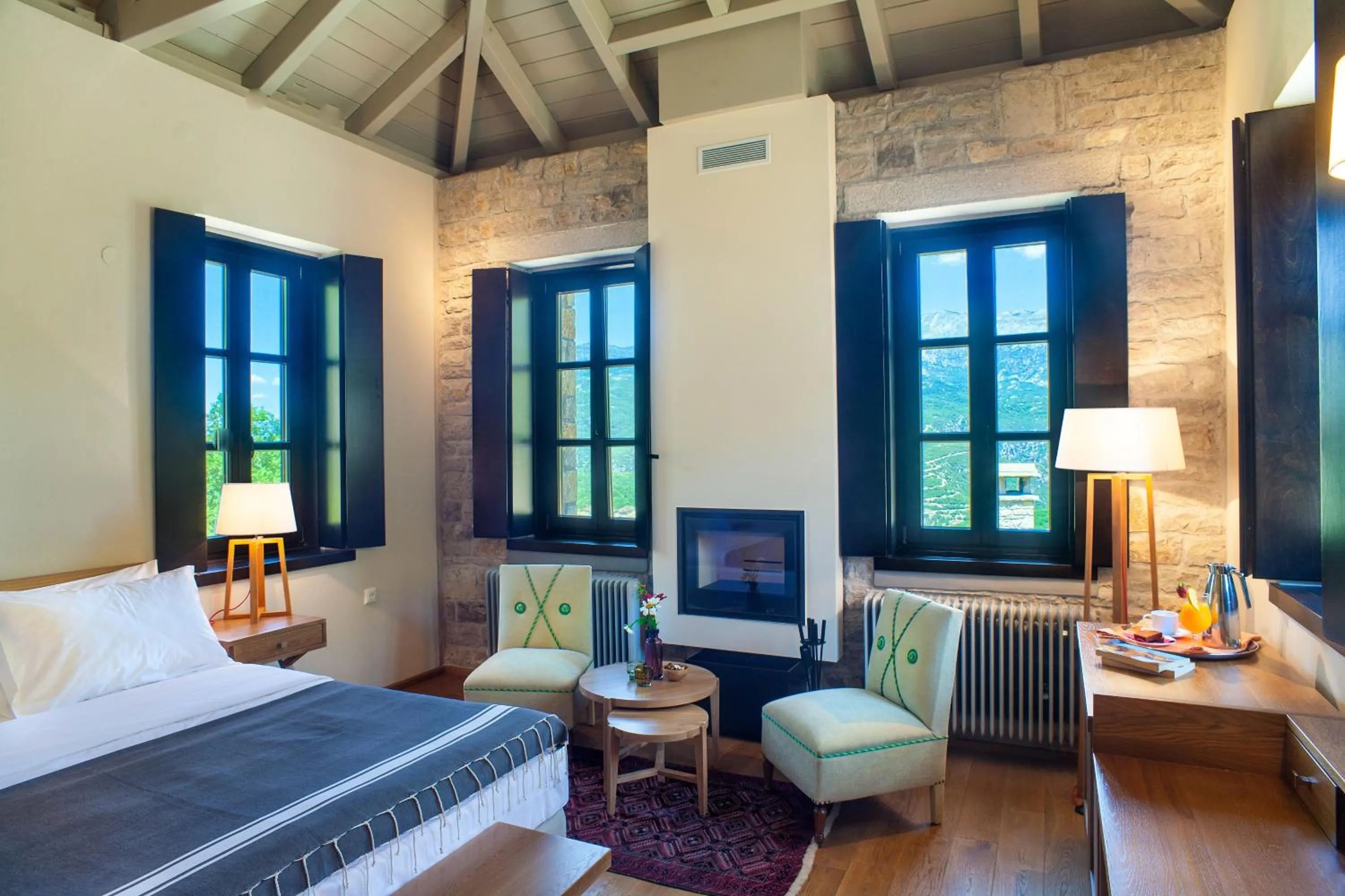 Bed in Aristi Mountain Resort