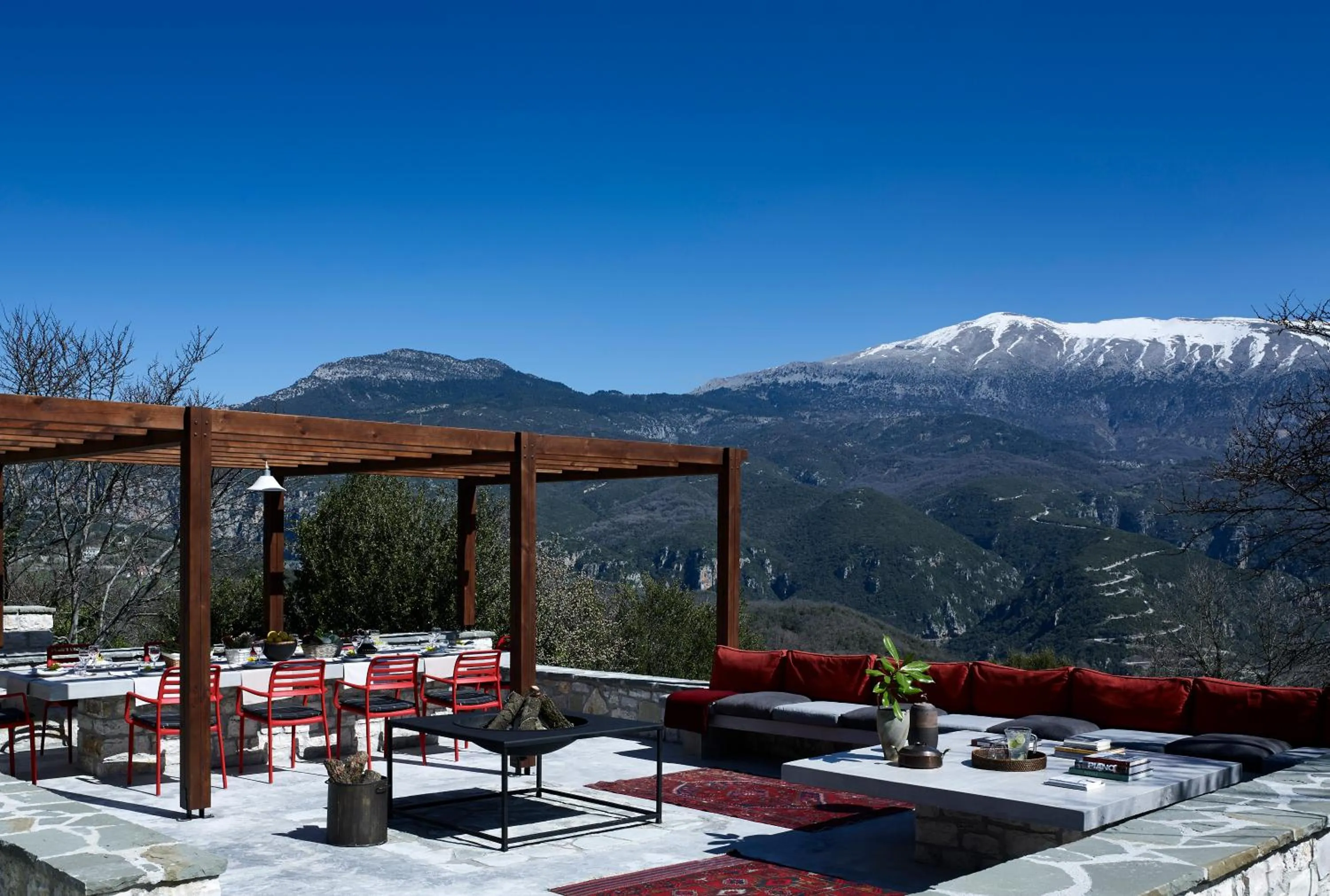 Balcony/Terrace in Aristi Mountain Resort