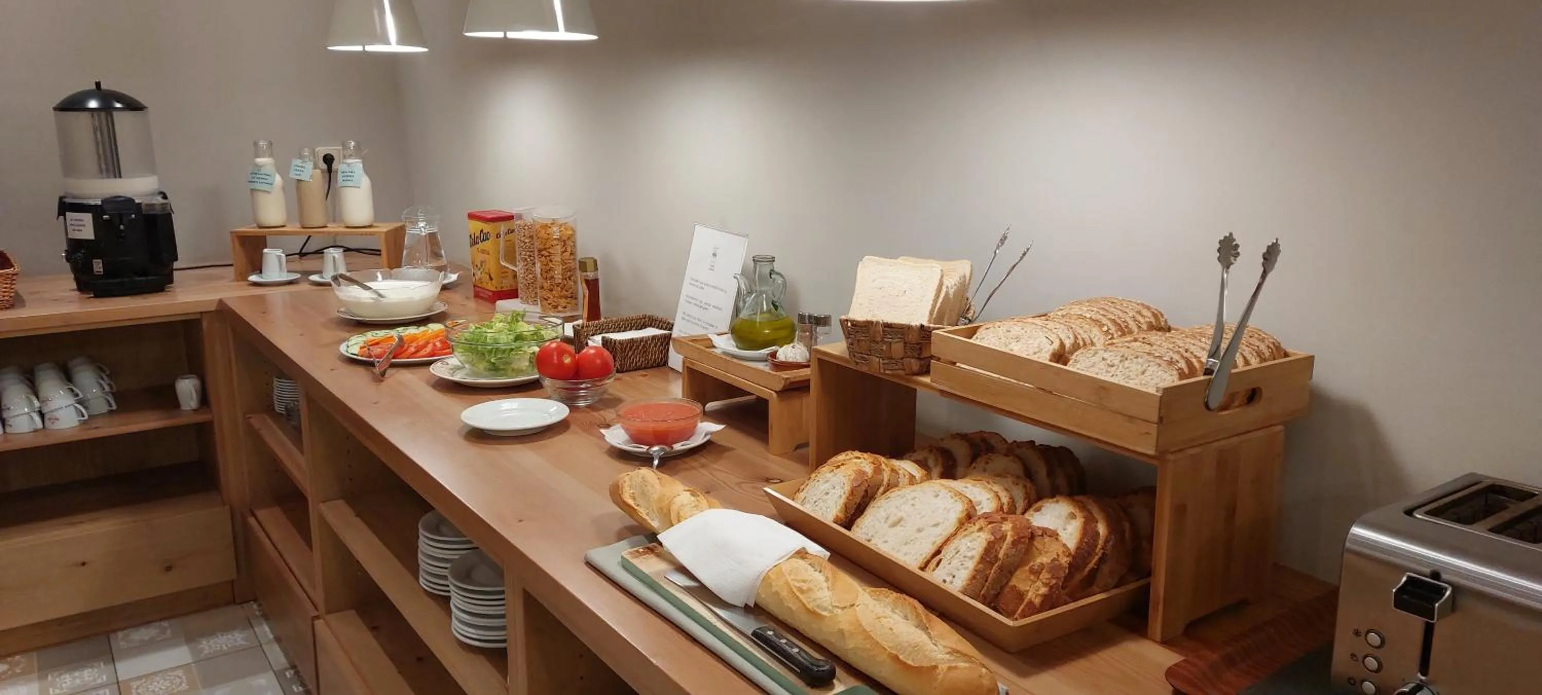 Buffet breakfast in Hotel Saurat