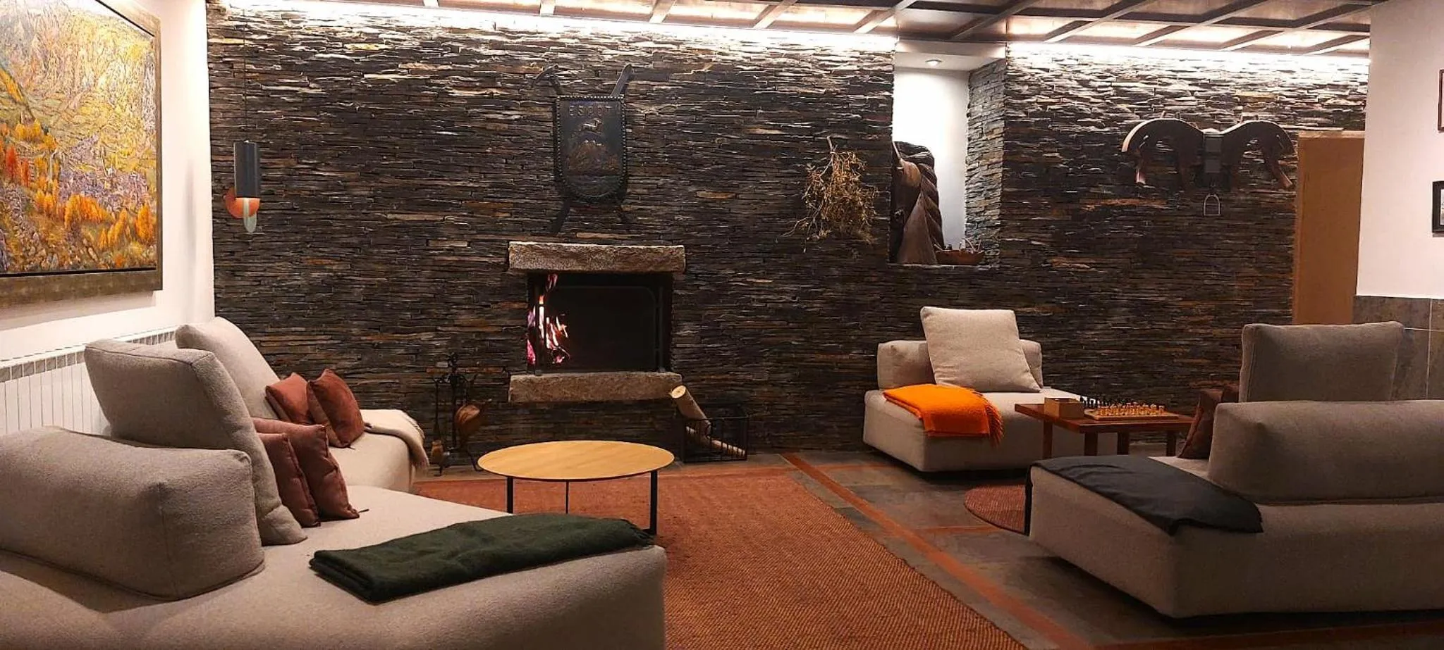 Living room in Hotel Saurat