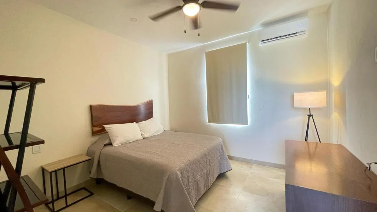 Bed in Hotel Playa La Media Luna