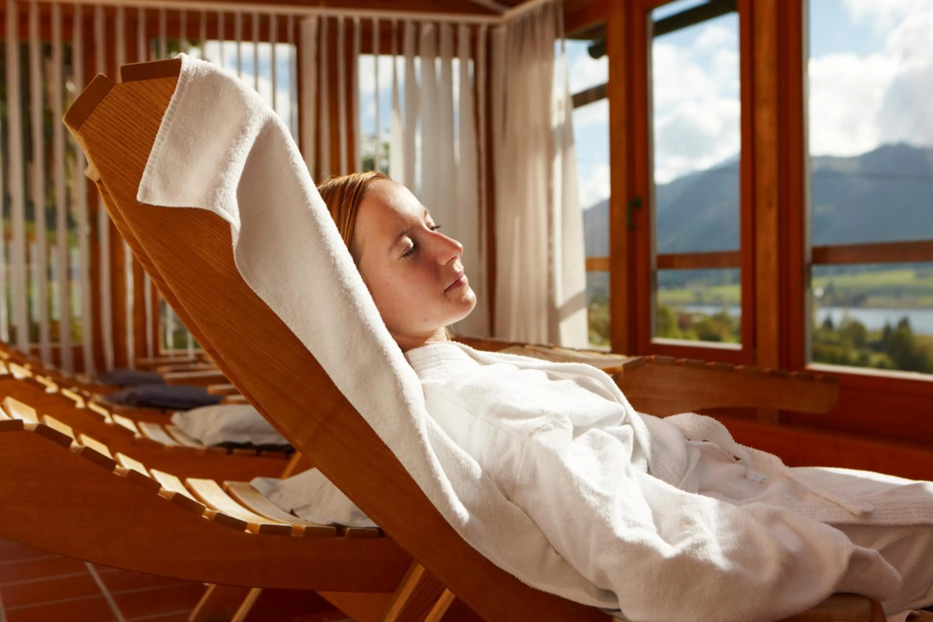 Sauna in Kolbitsch am Weissensee ein Seeblick der verzaubert B&B