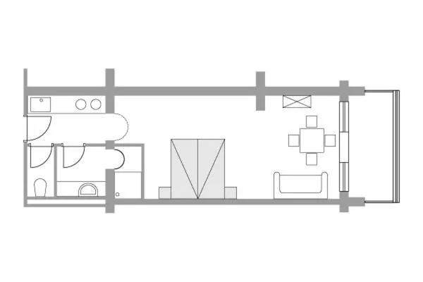 Floor plan in Kolbitsch am Weissensee ein Seeblick der verzaubert B&B