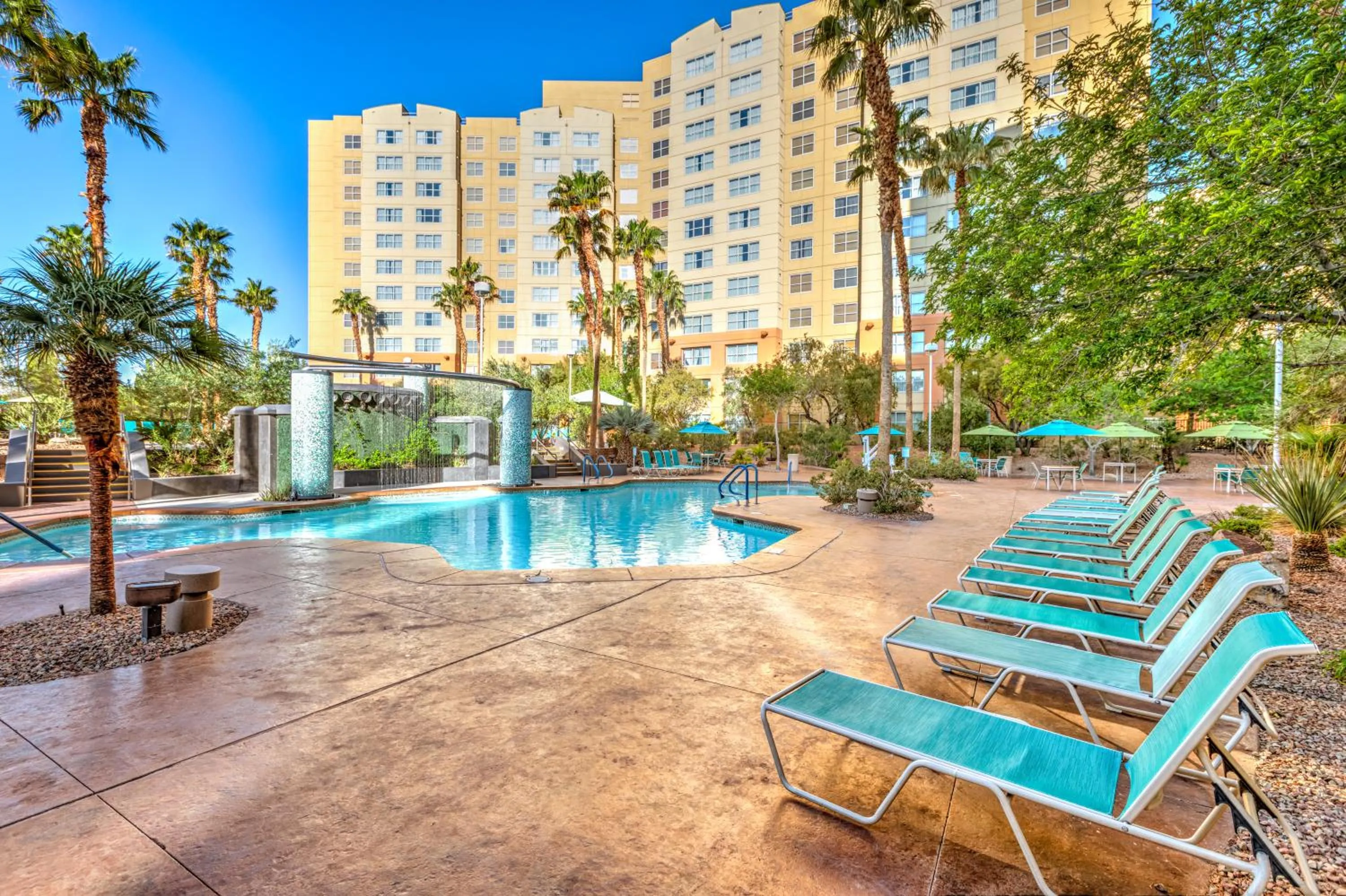 Swimming pool in The Grandview at Las Vegas