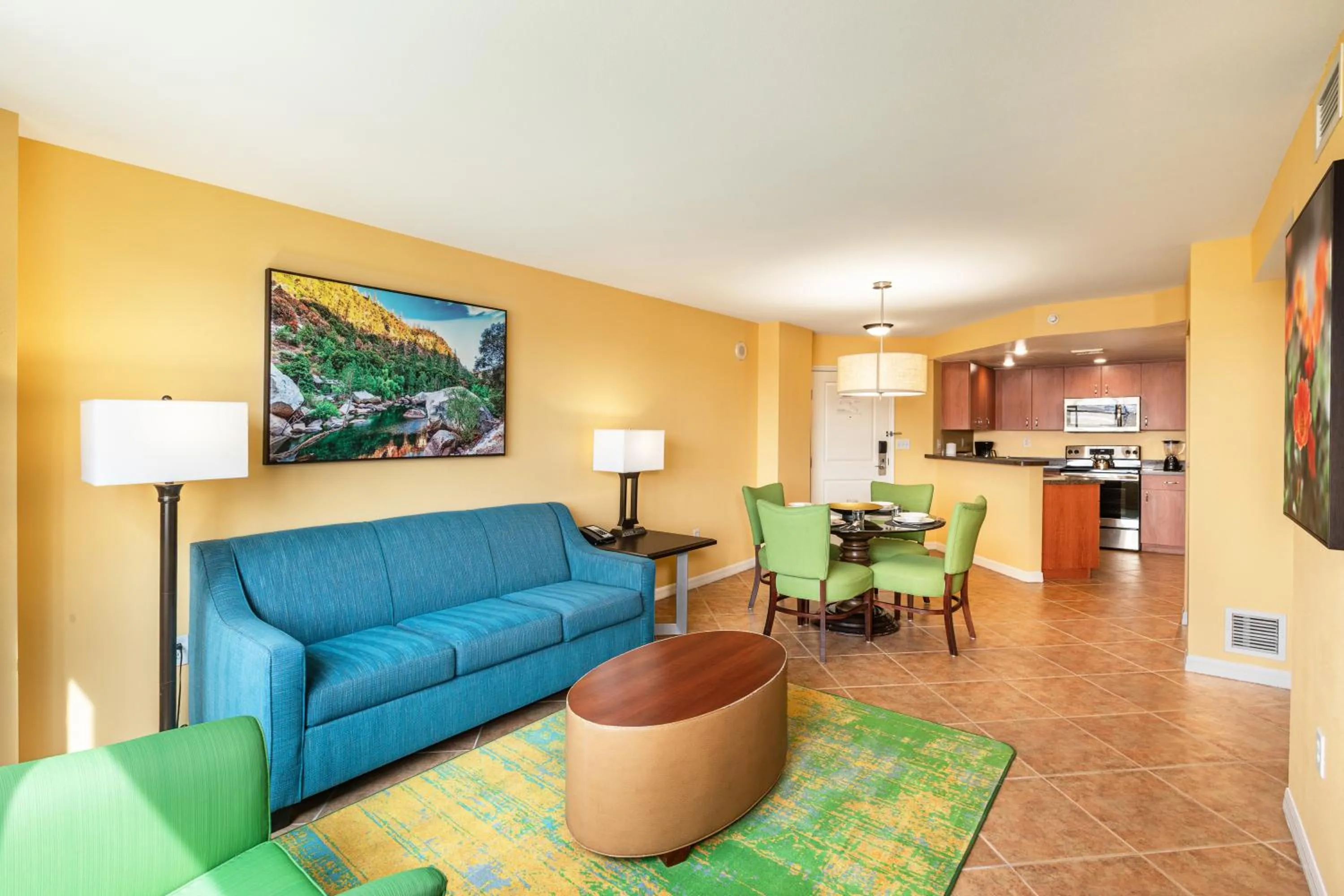 Living room in The Grandview at Las Vegas