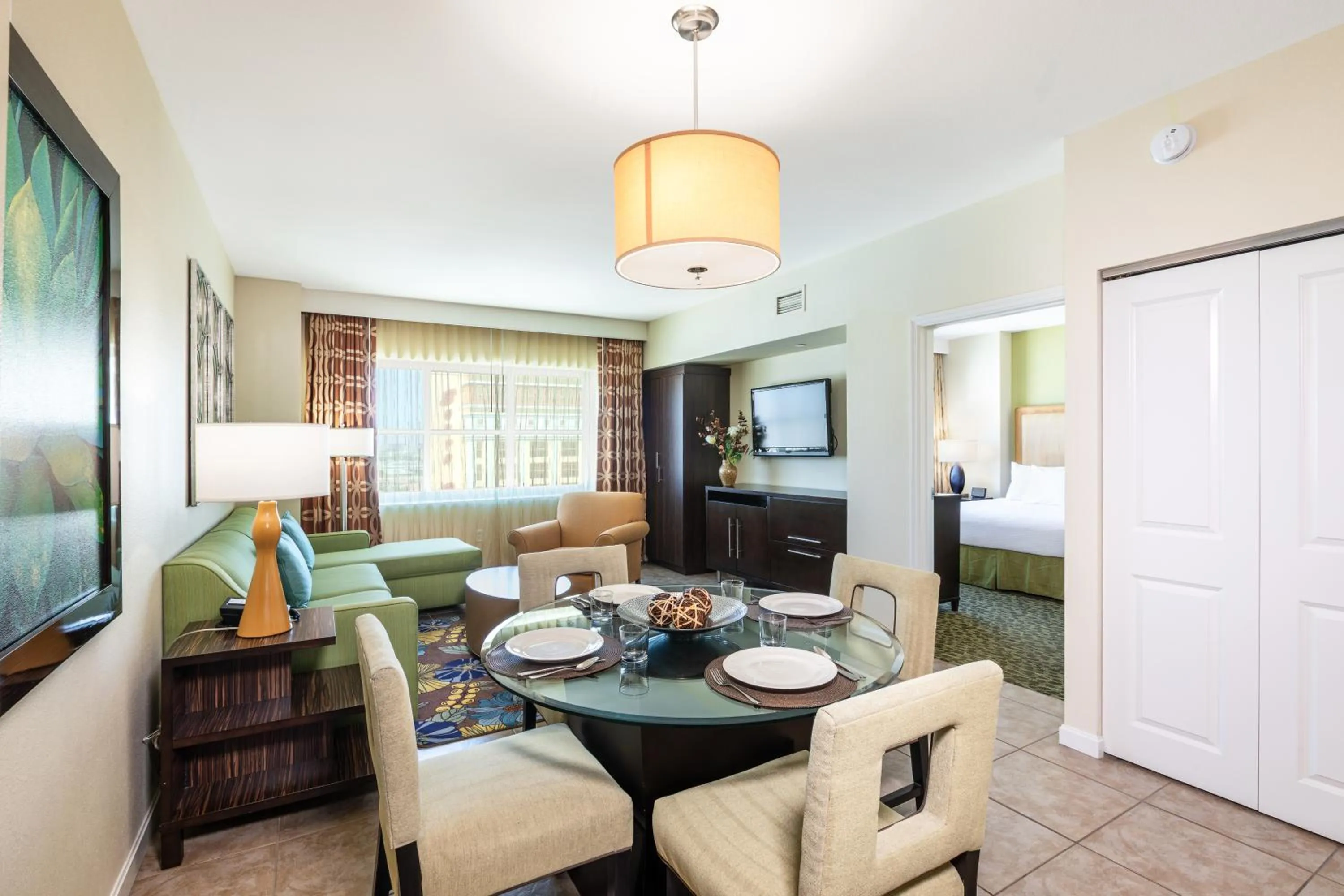 Living room in The Grandview at Las Vegas