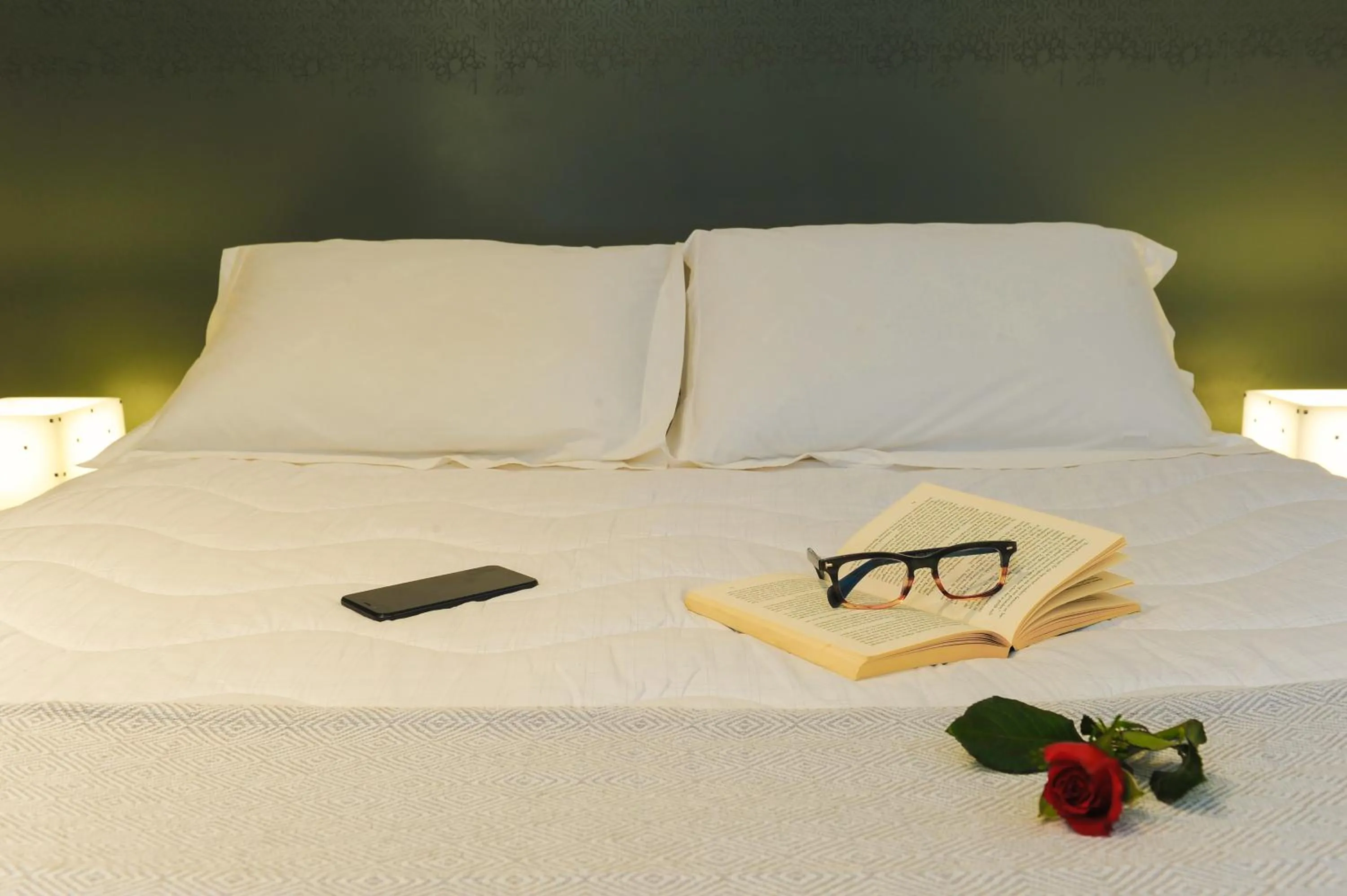 Bathroom, Bed in Appart-Hotel Amina Resort & Spa