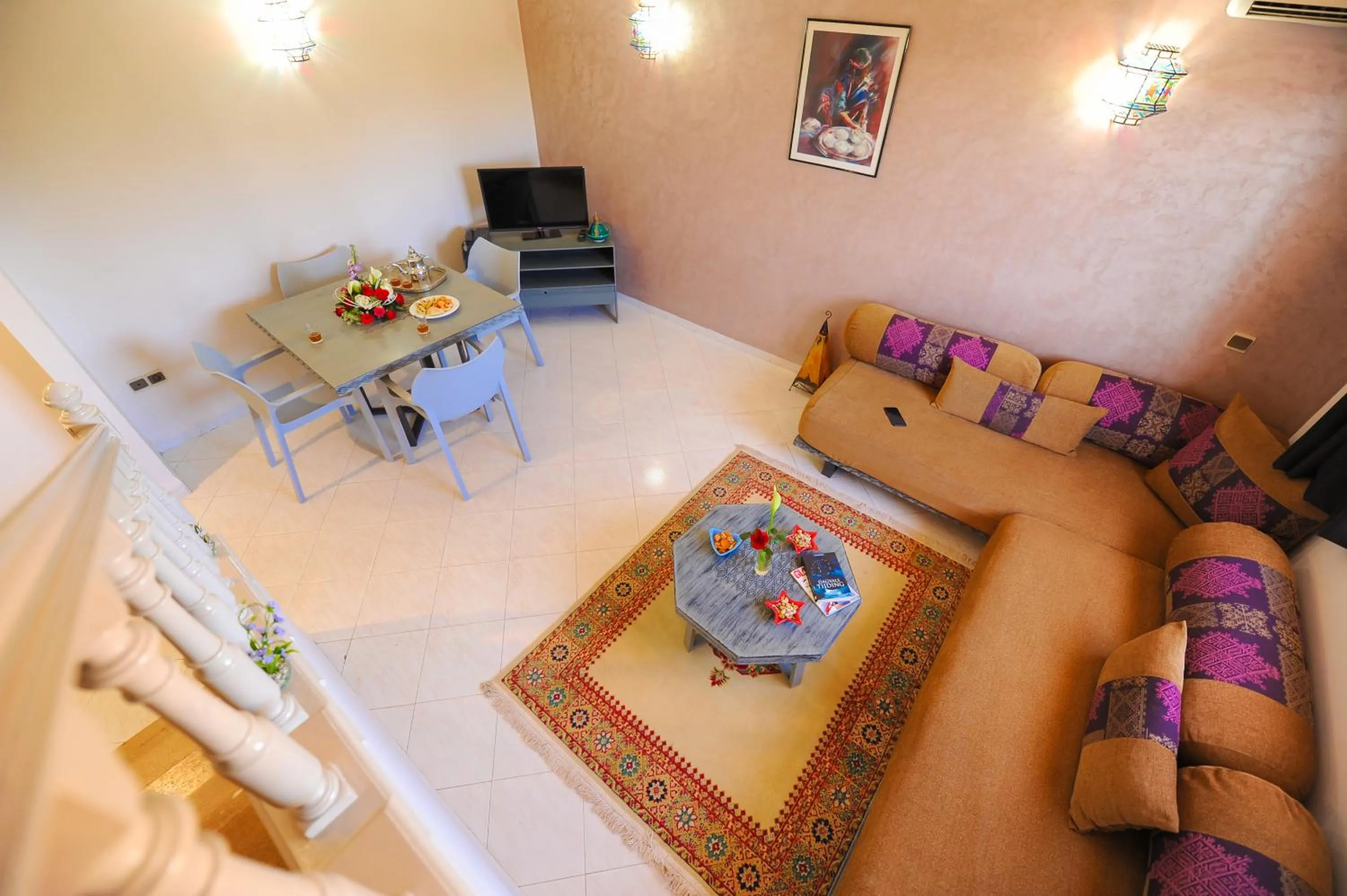 Living room in Appart-Hotel Amina Resort & Spa