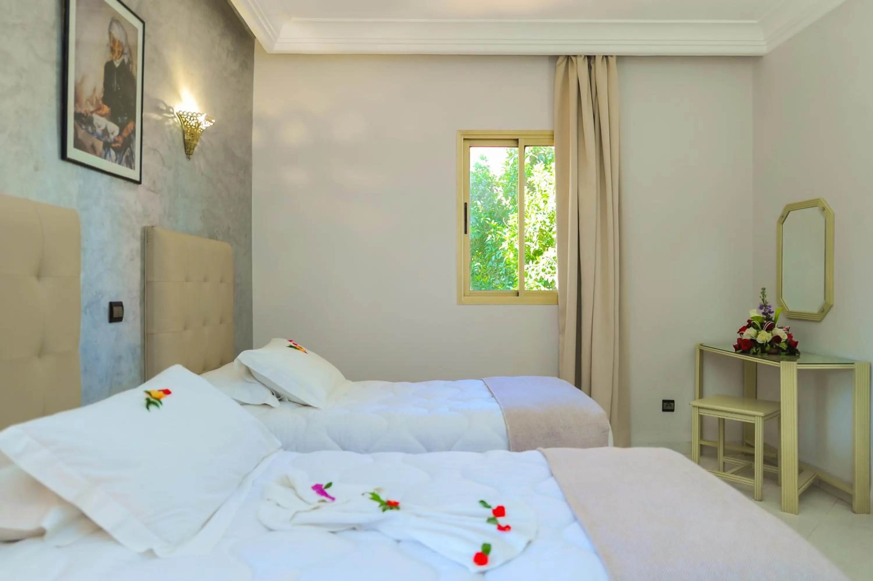 Decorative detail, Bed in Appart-Hotel Amina Resort & Spa