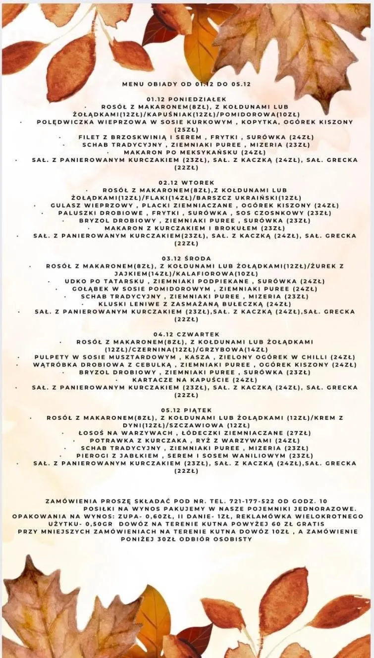 Restaurant/places to eat in Paola