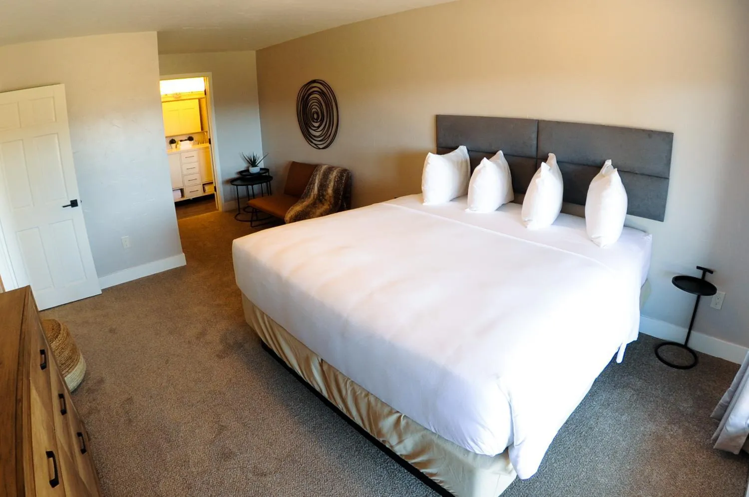 Bed in Royal Gorge Cabins