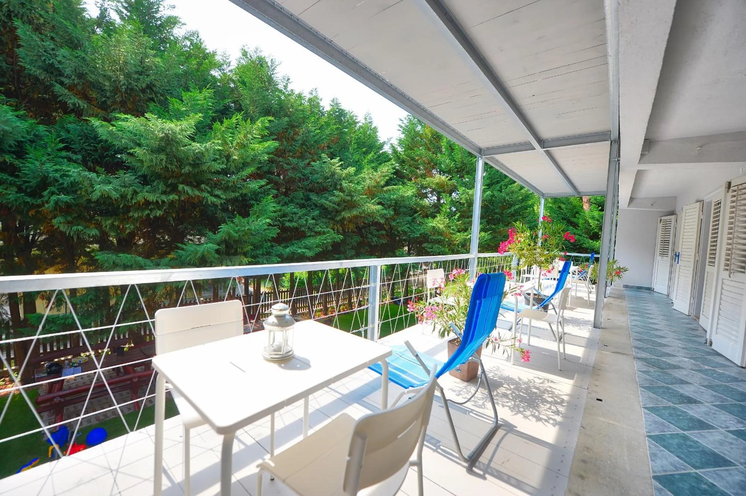 Balcony/Terrace in Villa Oliver 3 Siófok