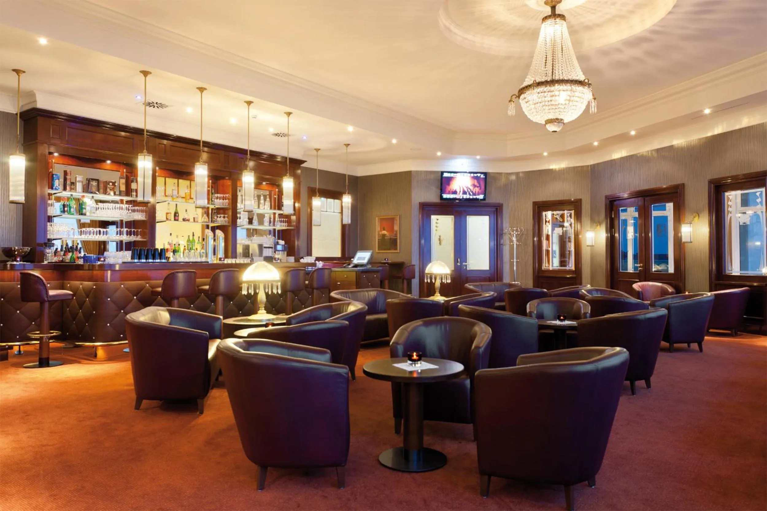Lounge or bar in Morada Strandhotel Ostseebad Kühlungsborn