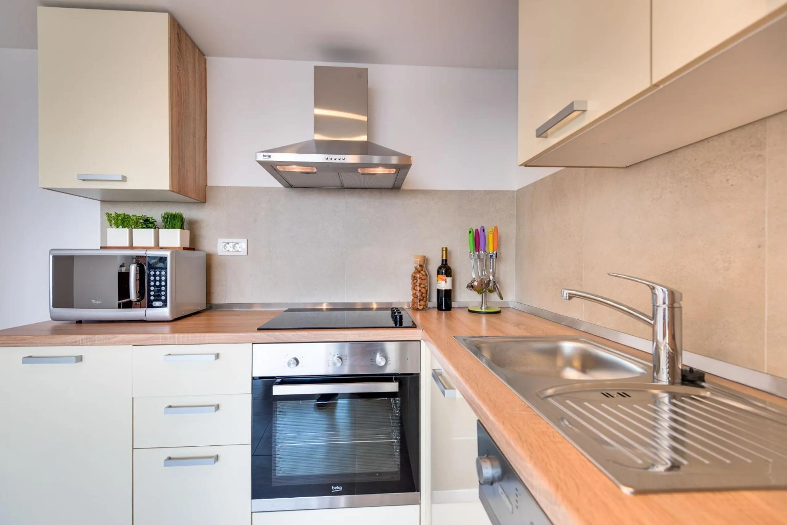 Kitchen or kitchenette in Croatica Suites Podsolarsko