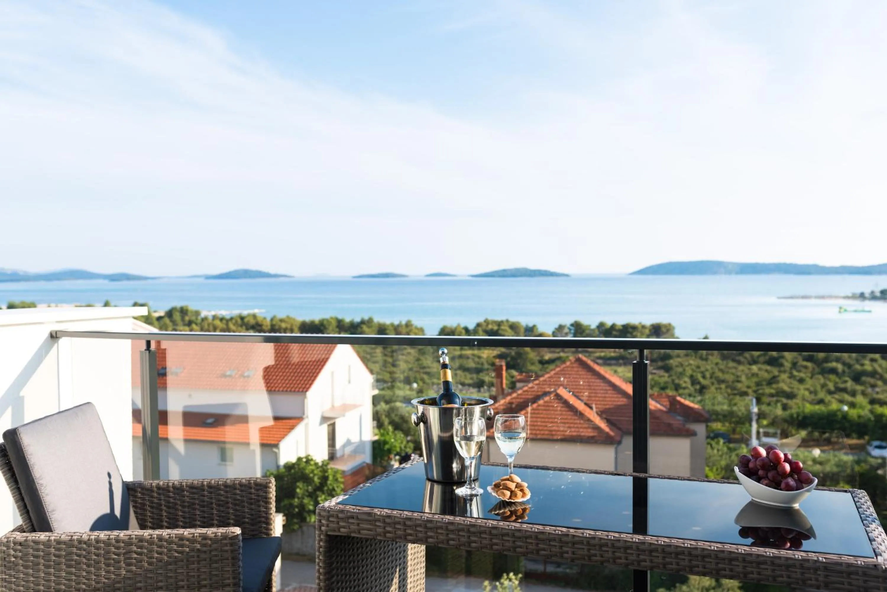 Balcony/Terrace in Croatica Suites Podsolarsko