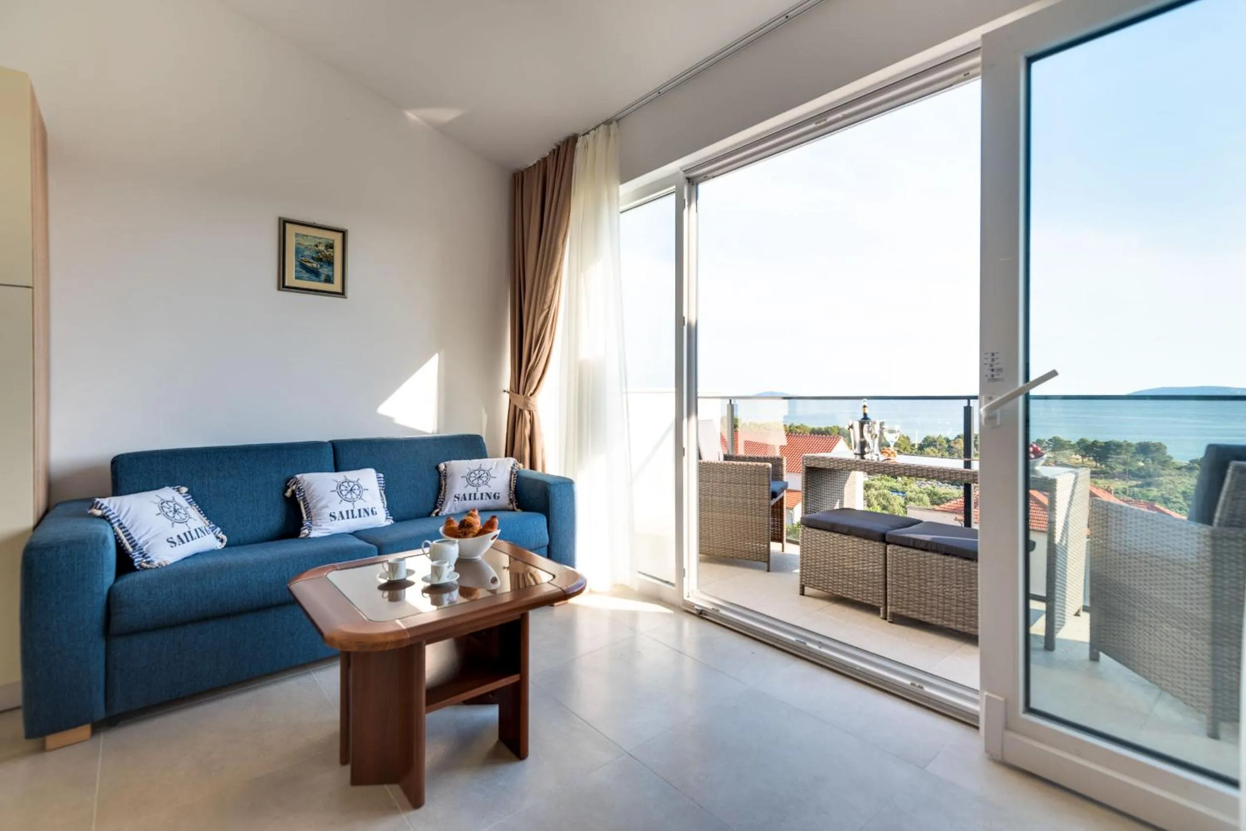 Living room in Croatica Suites Podsolarsko