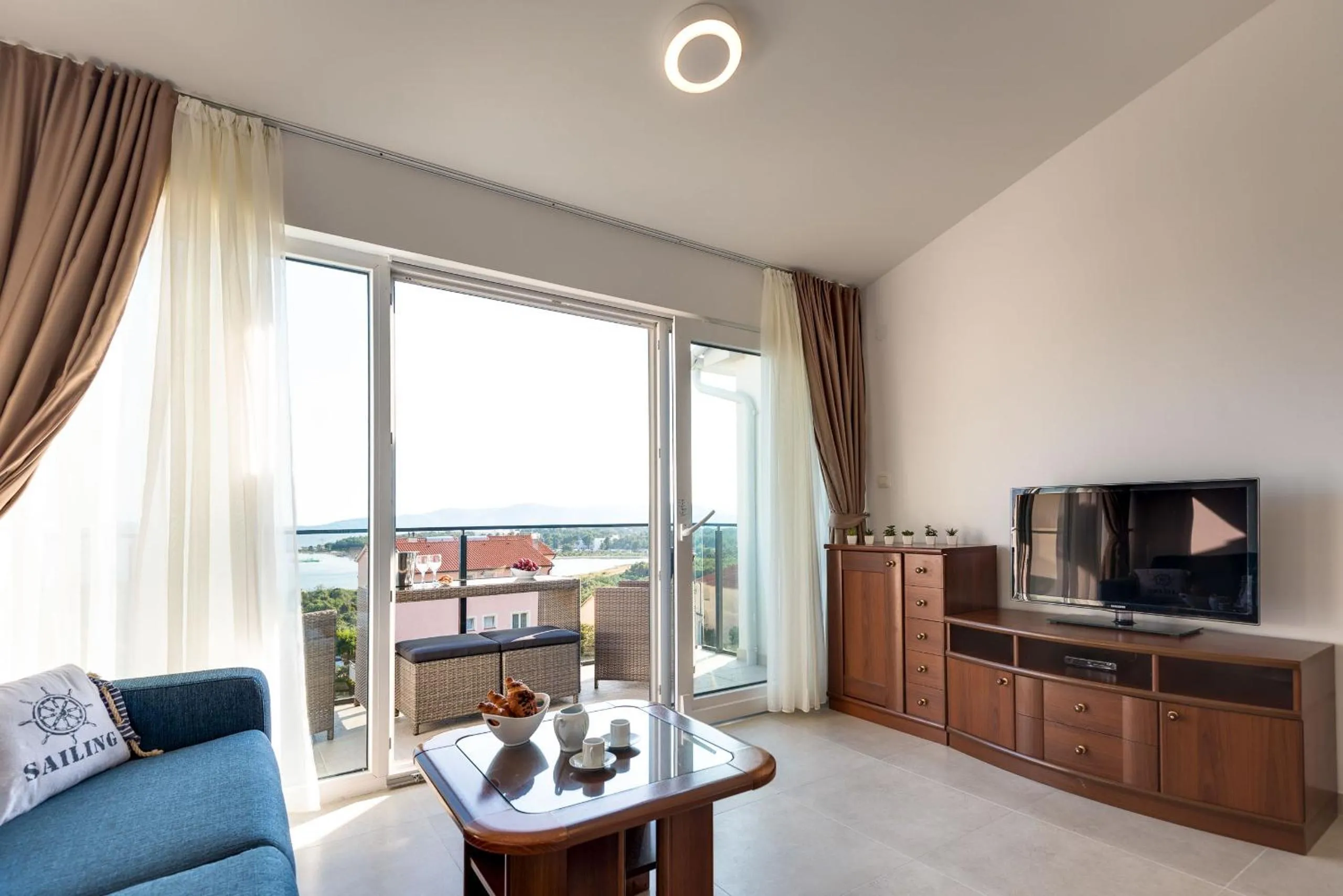 Living room in Croatica Suites Podsolarsko