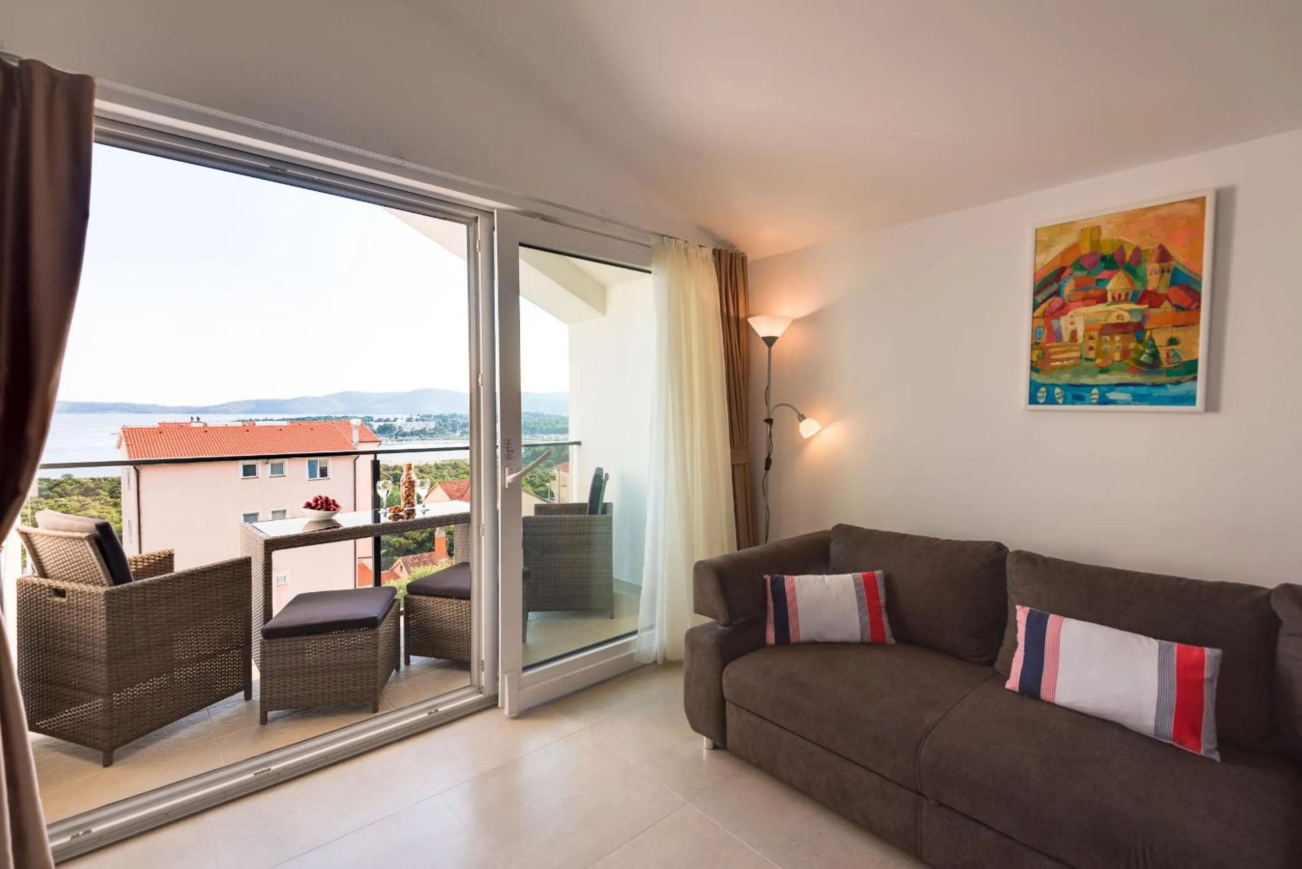 Balcony/Terrace in Croatica Suites Podsolarsko