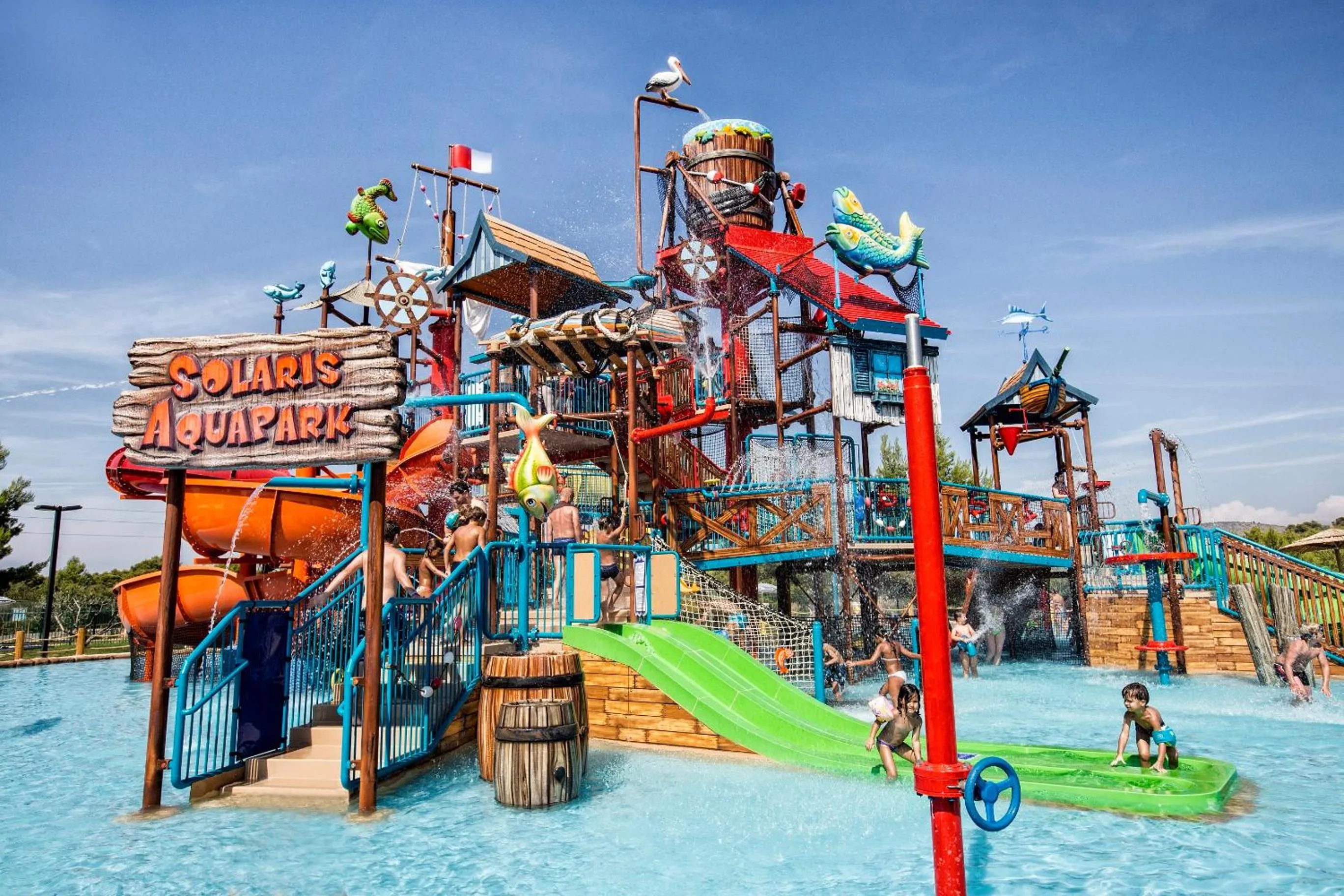 Aqua park in Croatica Suites Podsolarsko